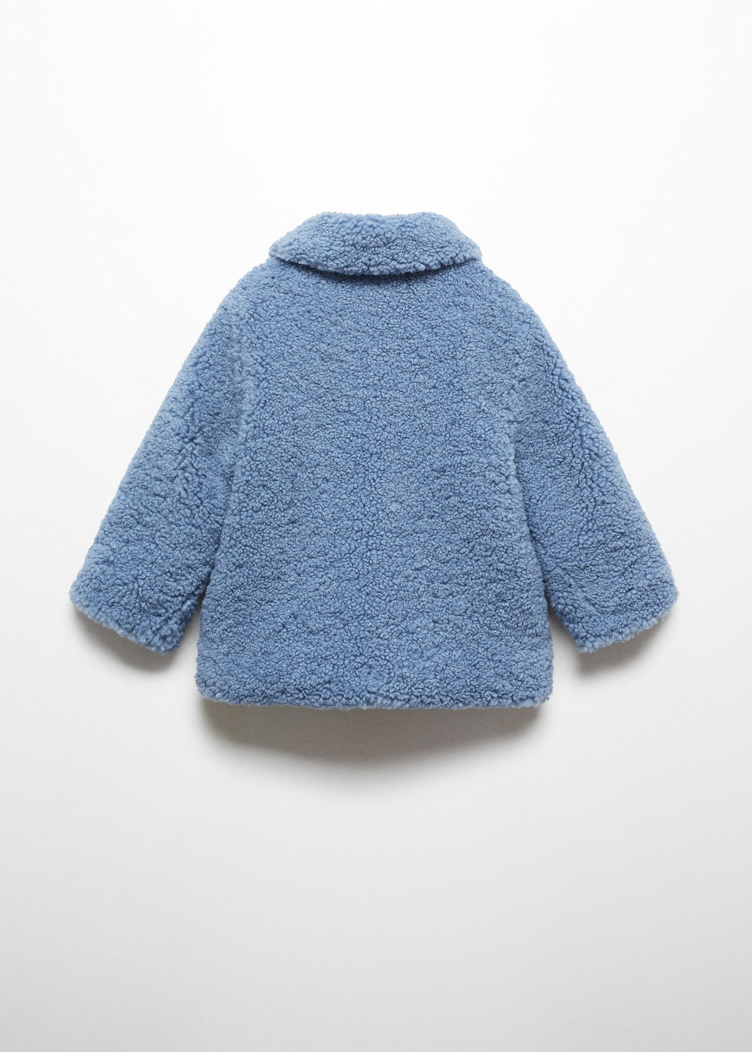 Shearling-effect coat - Reverse of the article