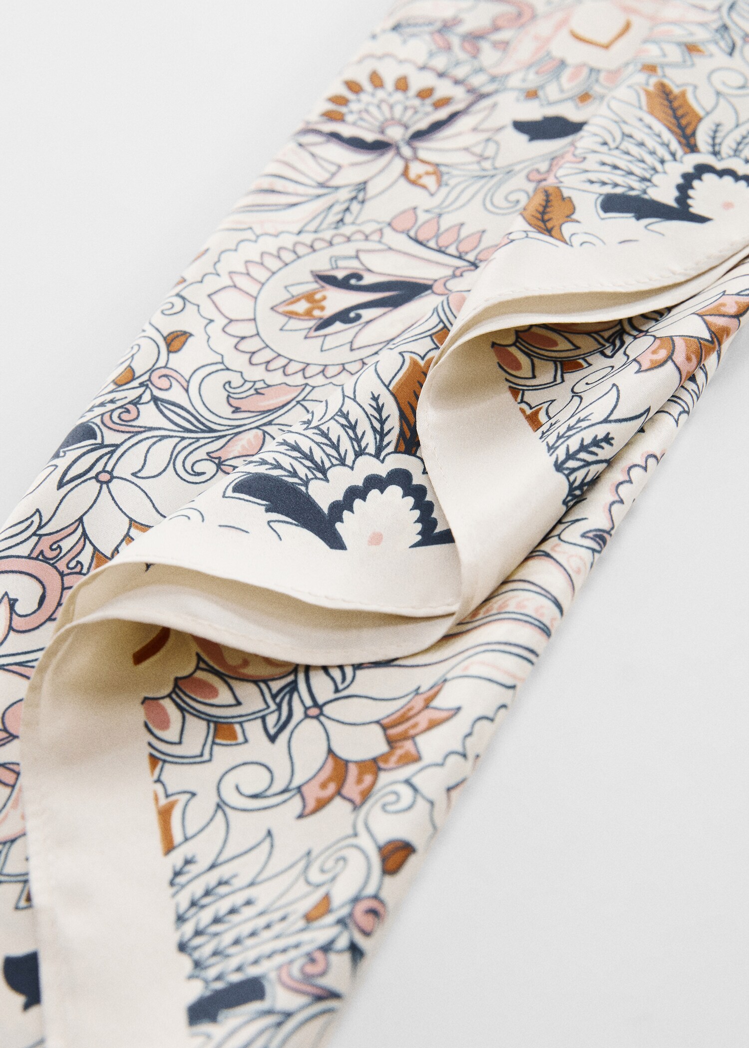 Paisley print scarf - Medium plane