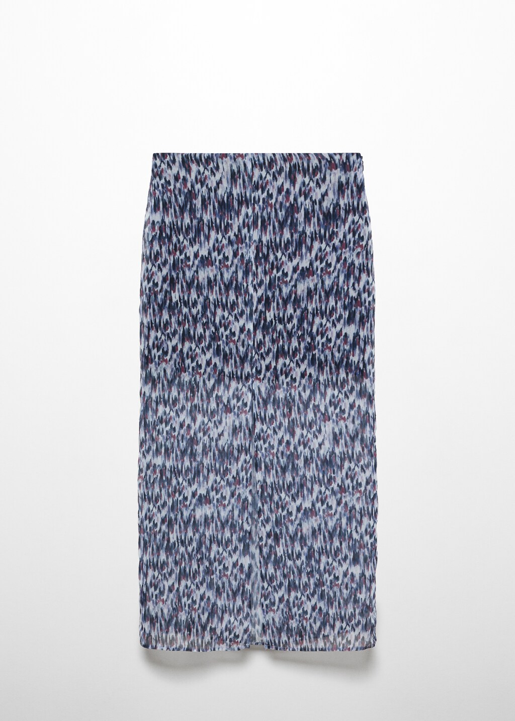 Slit printed long skirt - Teen Girl | MANGO OUTLET USA