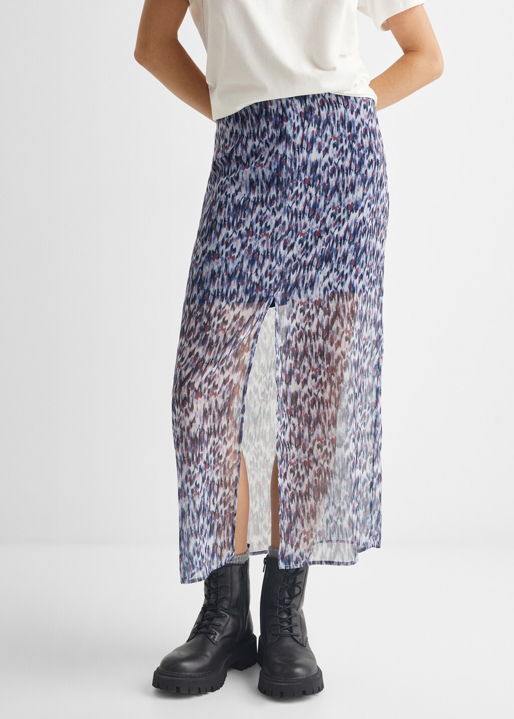 グッドグリーフ　CUT OFF HEM LONG SKIRT GOOD GRIEF/グッドグリーフCUT OFF HEM LONG SKIRT