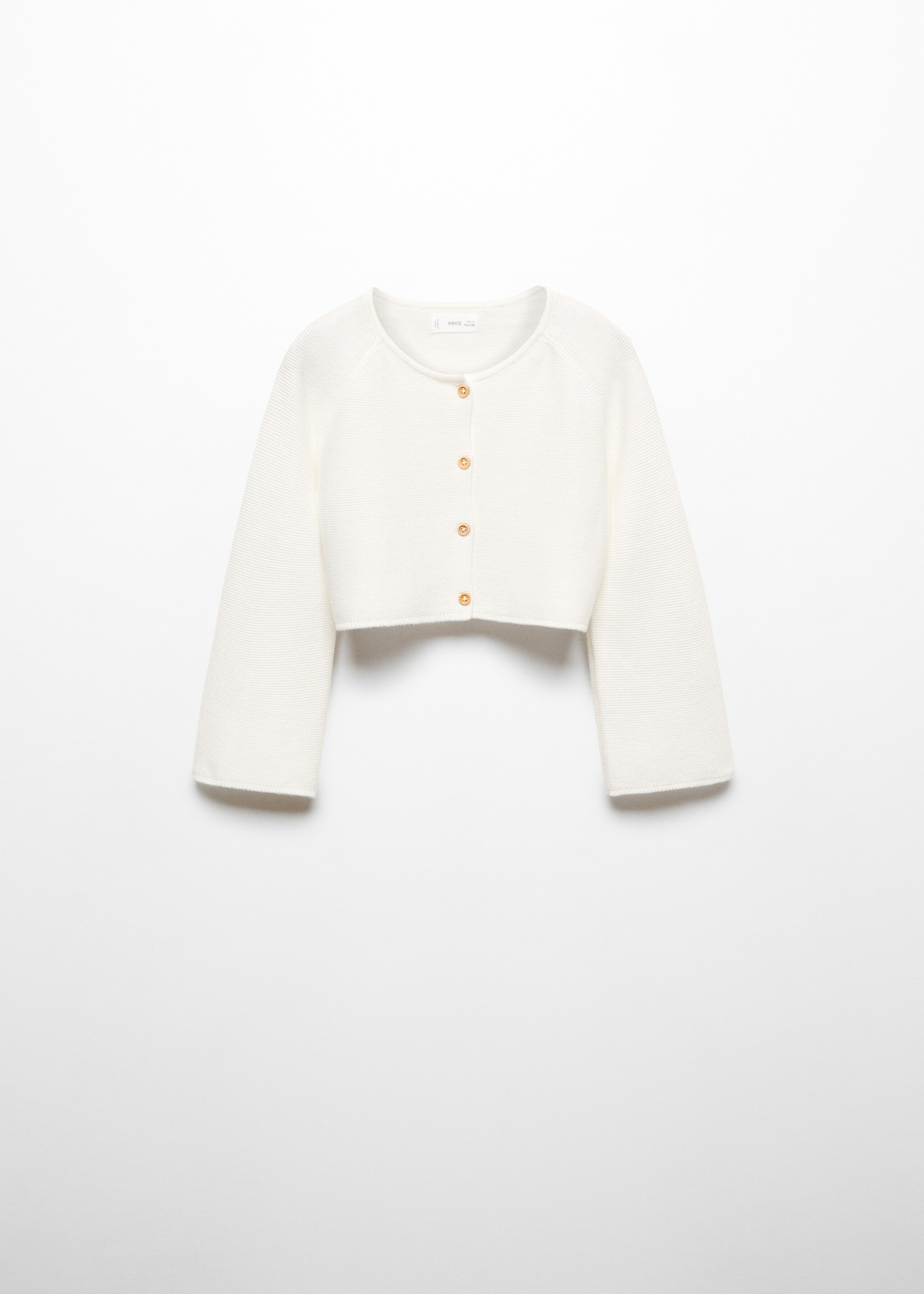 Knitted cropped cardigan - Article without model