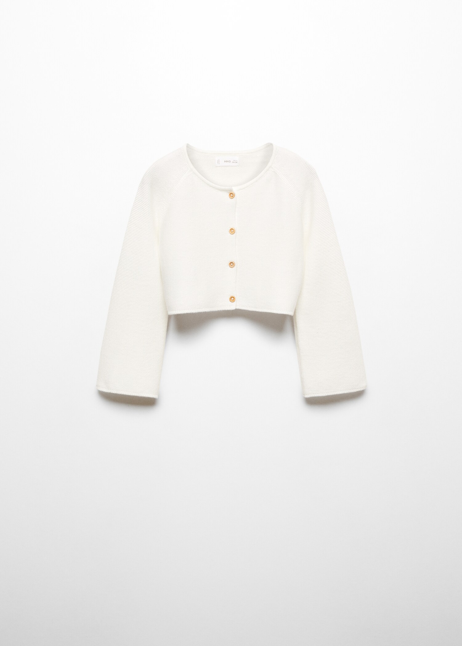 Knitted cropped cardigan - Article without model
