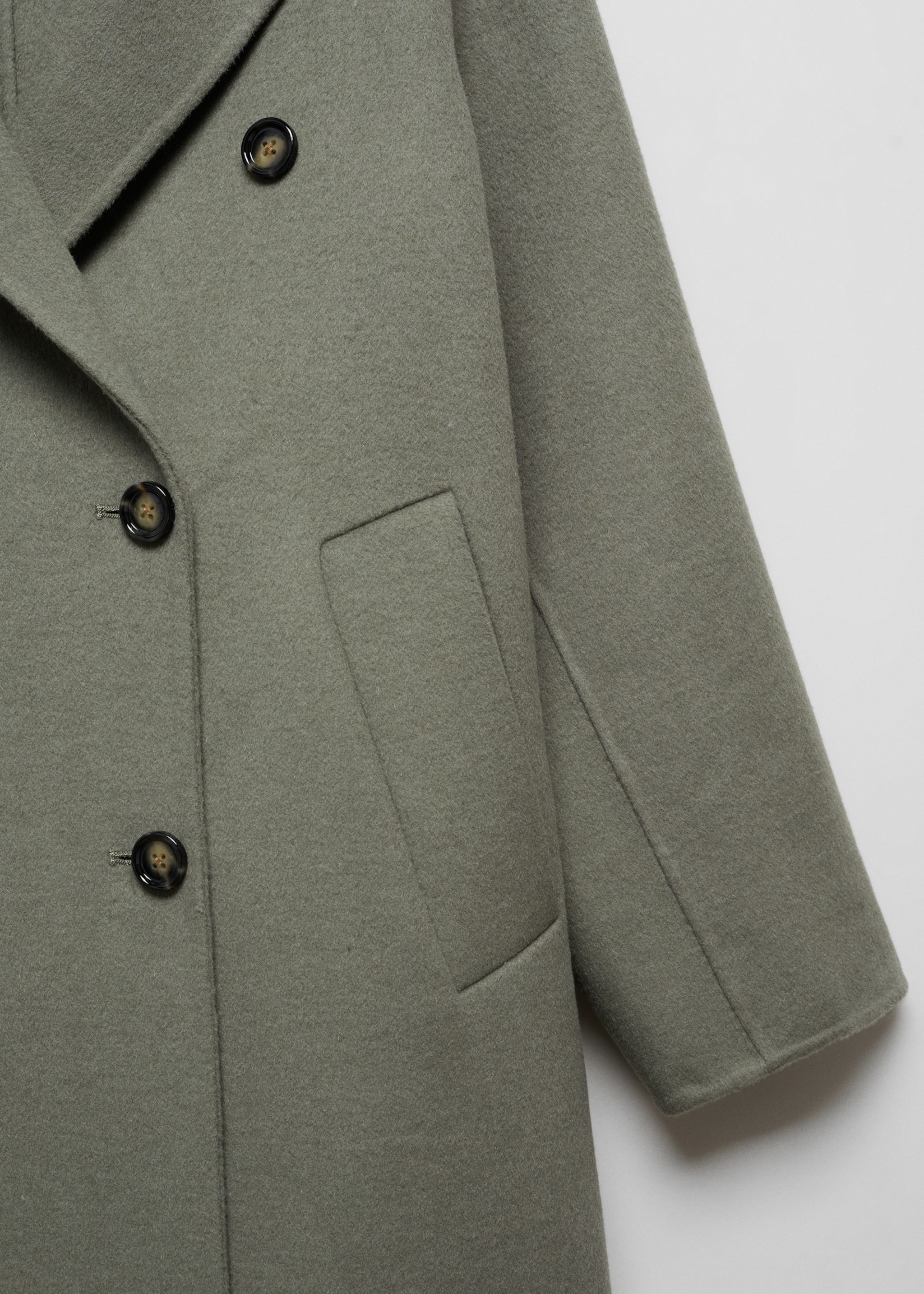 Płaszcz wełniany handmade oversize - Szczegóły artykułu 8