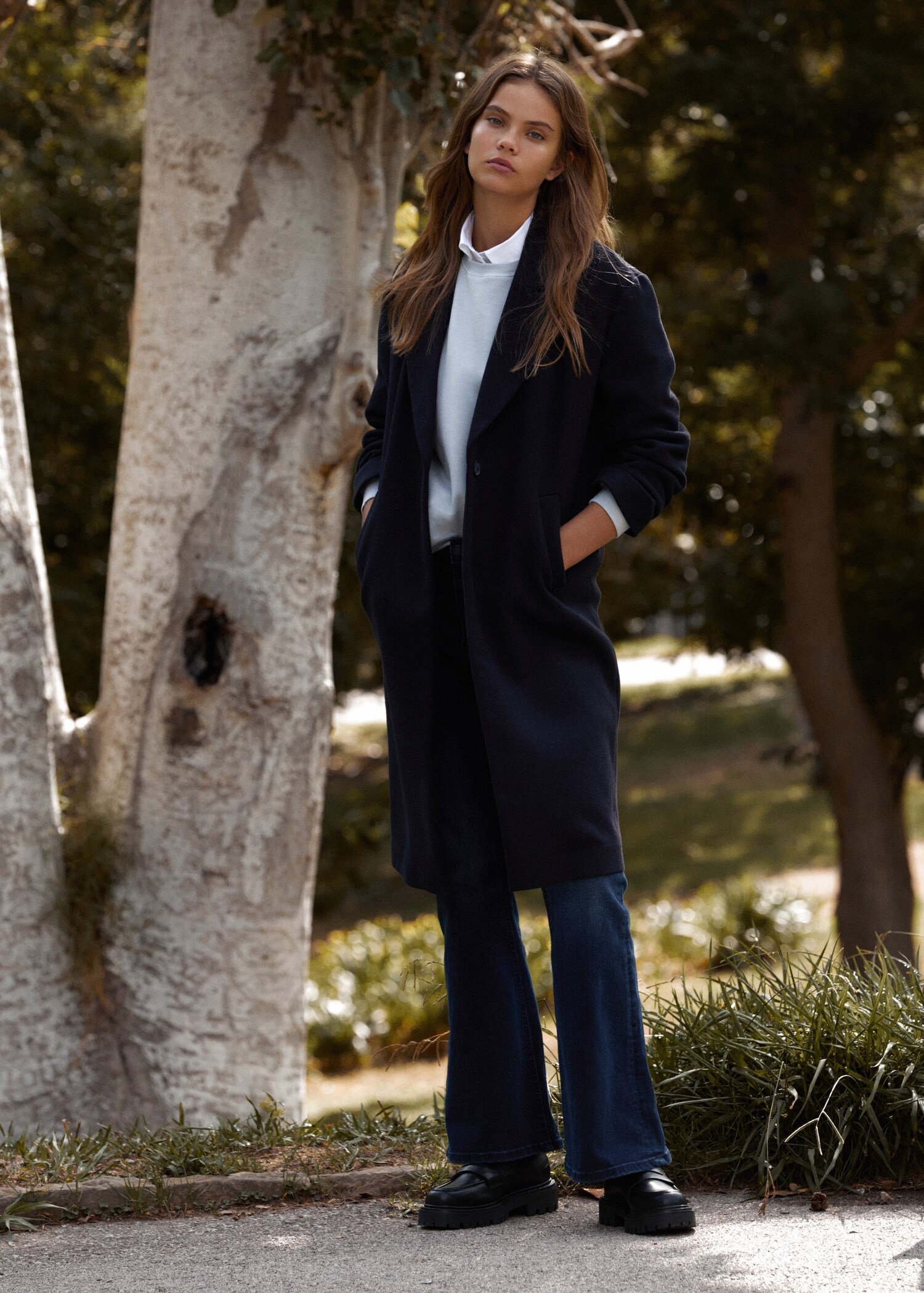 Manteau droit à revers - Détail de l'article 5