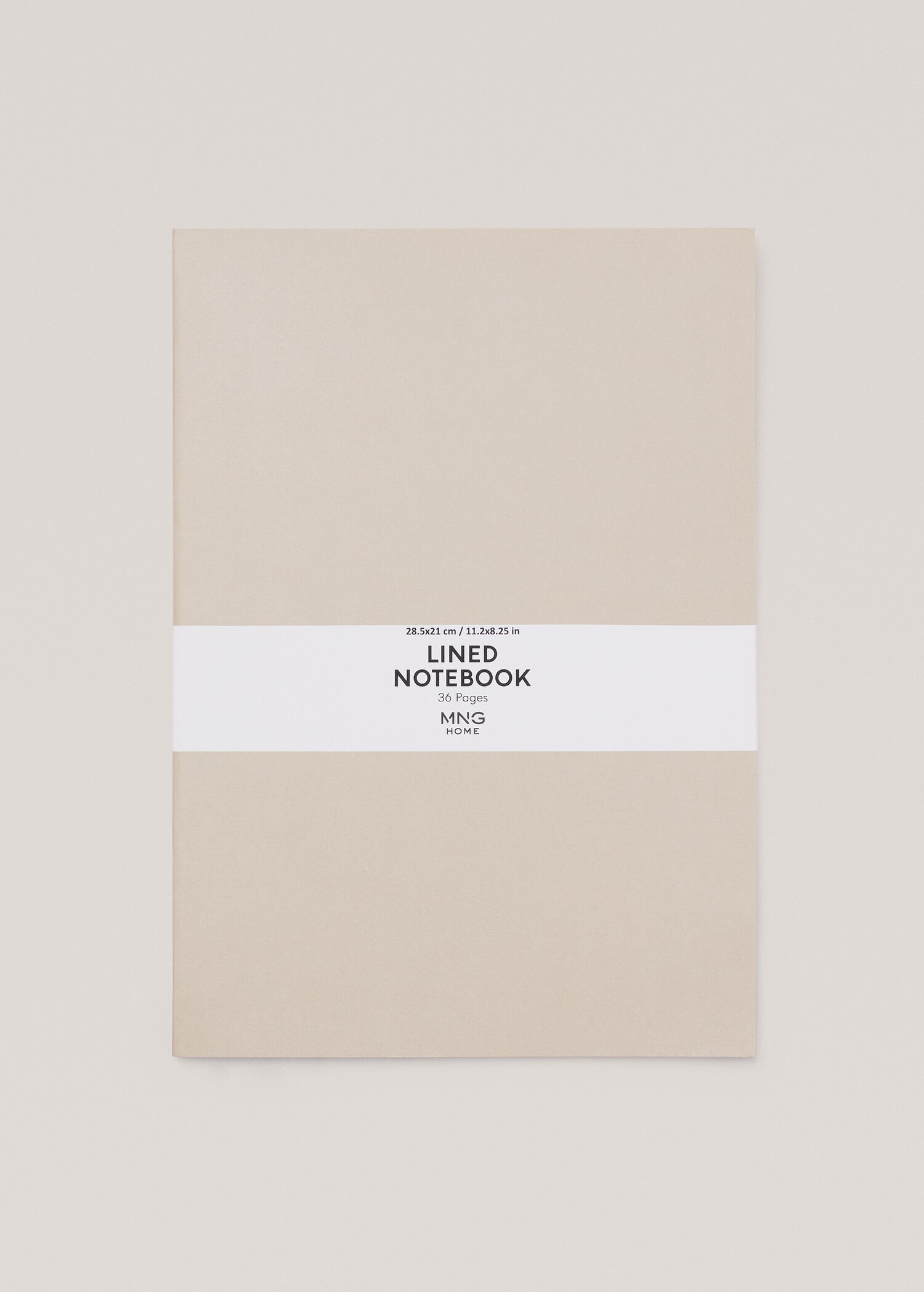 Caderno de apontamentos às riscas 28,5 x 21 cm - Artigo sem modelo