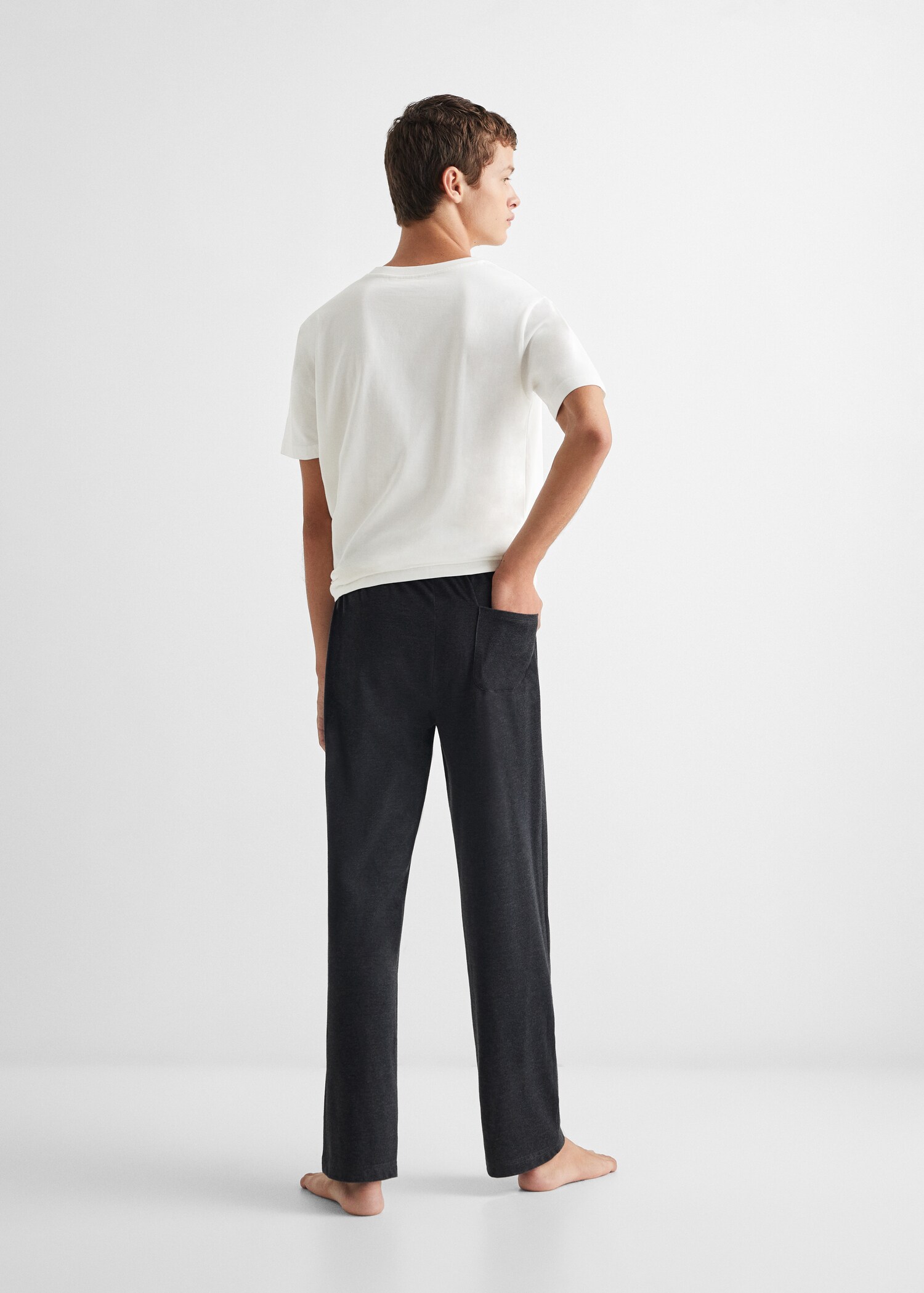 Cotton long pyjamas - Reverse of the article