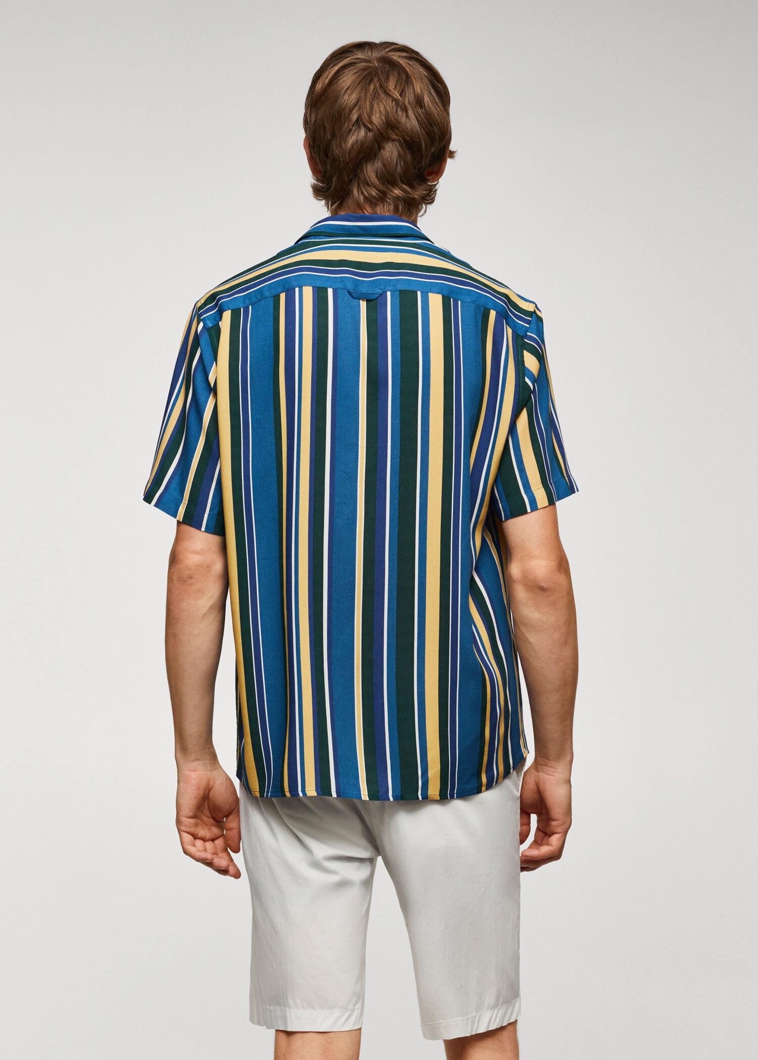 Chemise rayures manches courtes - Verso de l’article