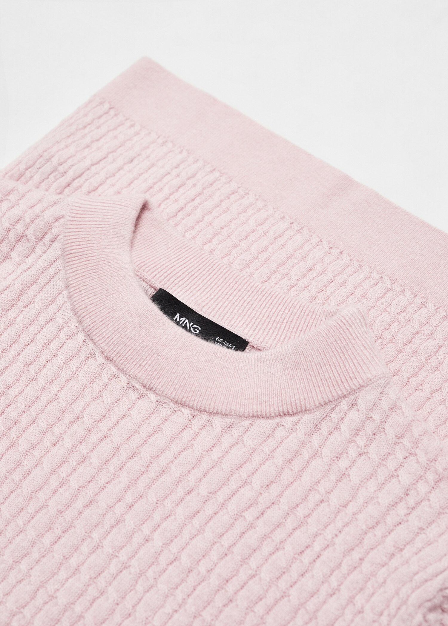 Pull-over laine torsades manches courtes - Détail de l'article 8