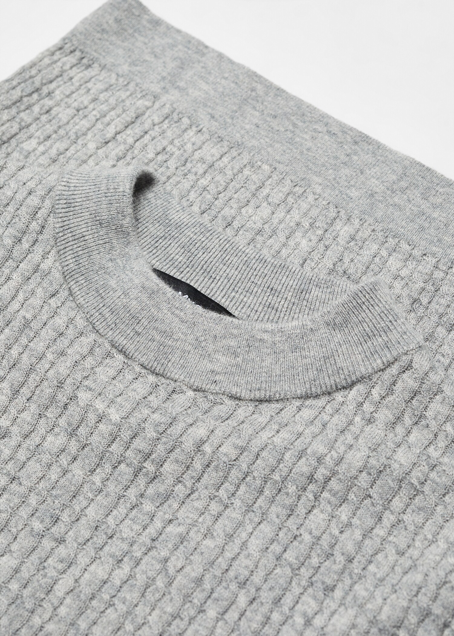 Pull-over laine torsades manches courtes - Détail de l'article 8