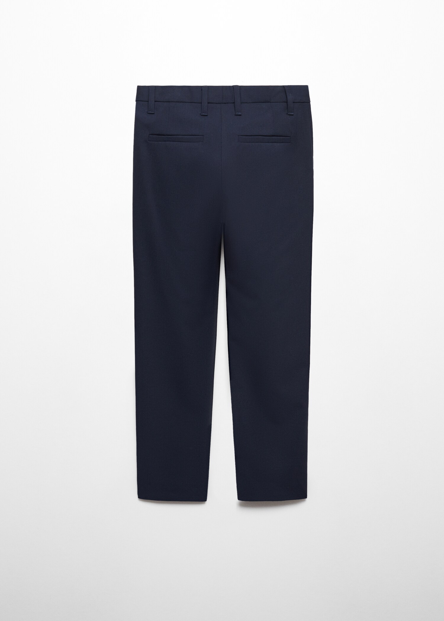 Straight suit trousers - Reverse of the article