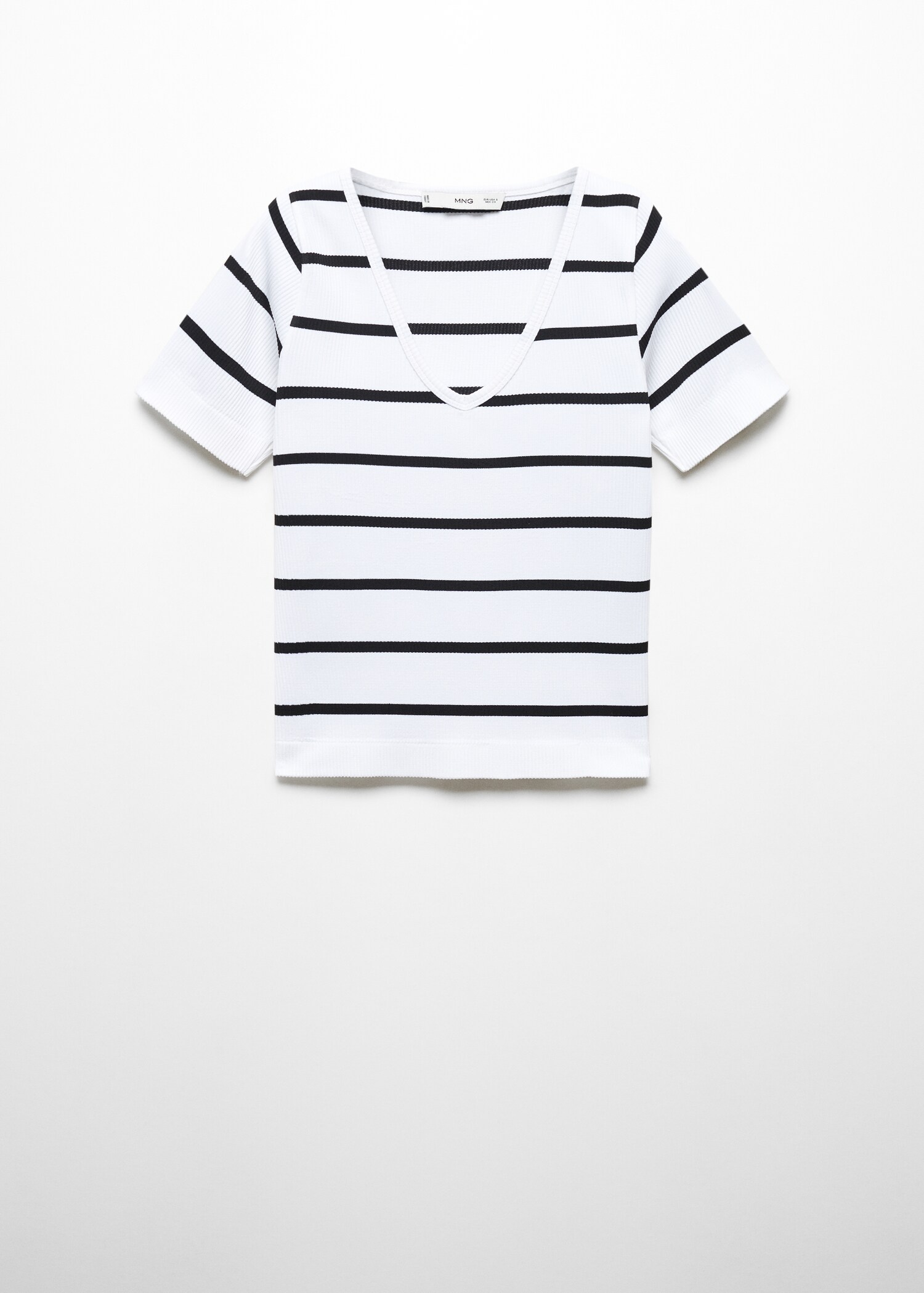 Striped seamless t-shirt - Article without model