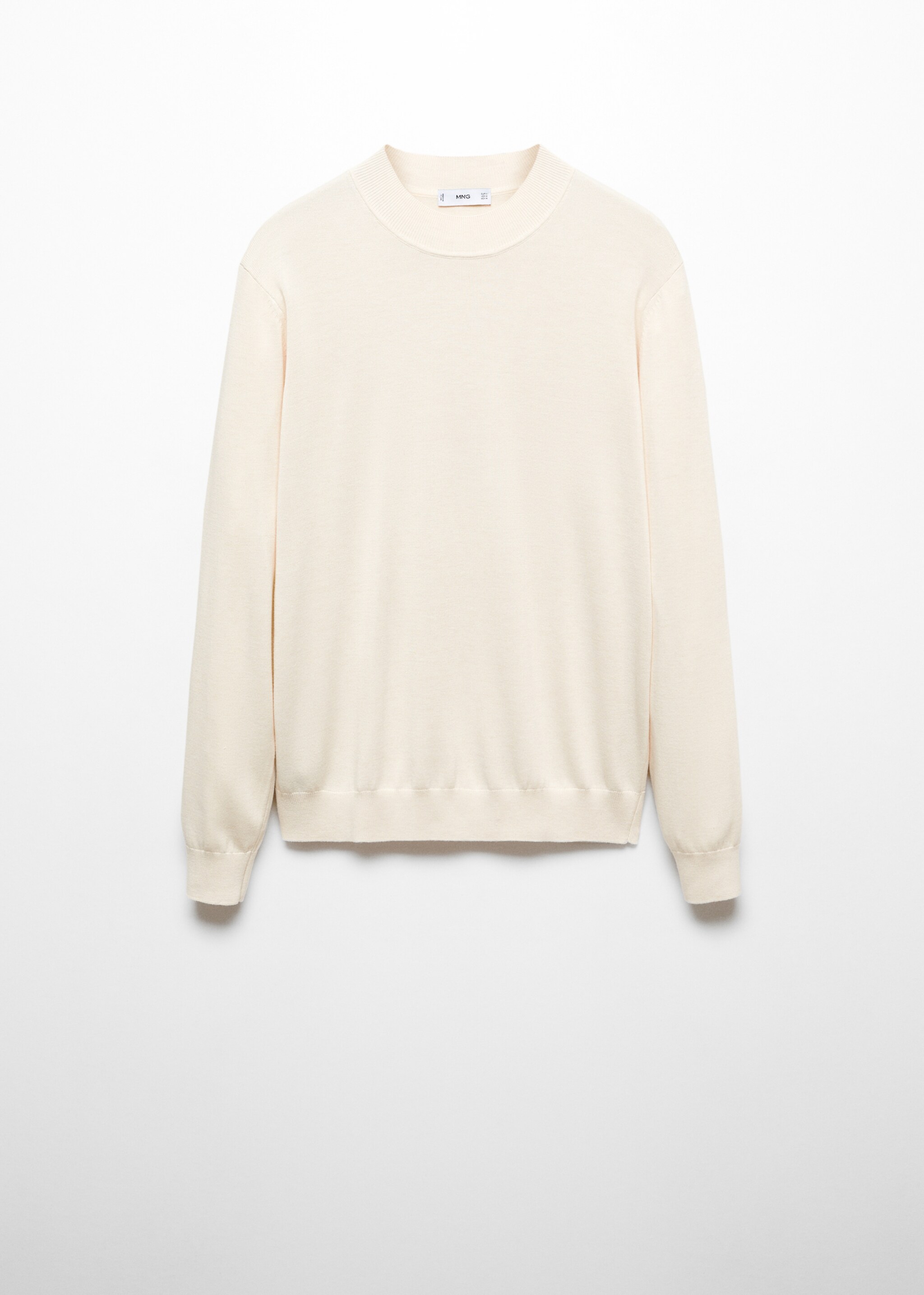 Pull-over col montant tissu recyclé - Article sans modèle