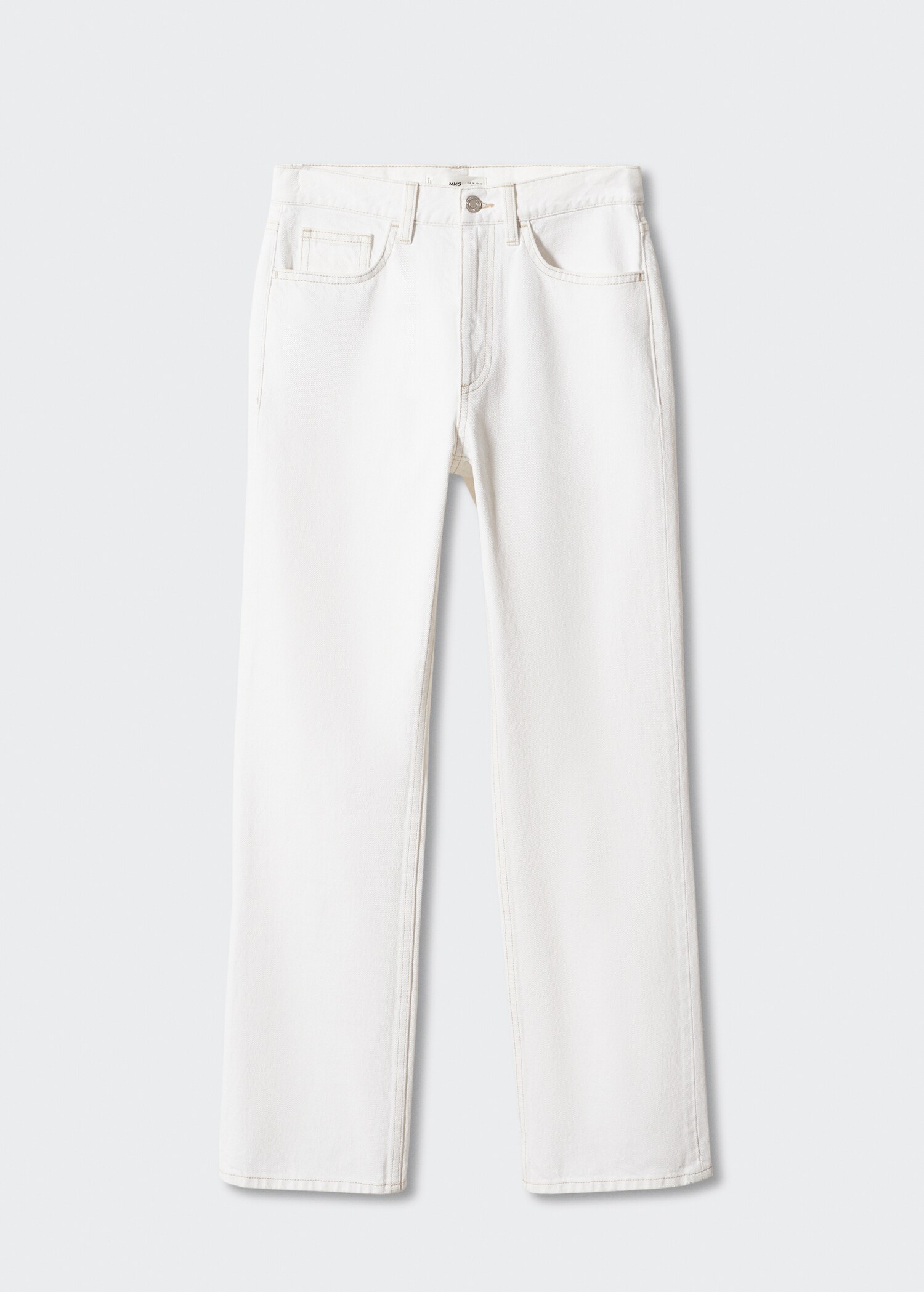 Mid-rise straight jeans - Article without model