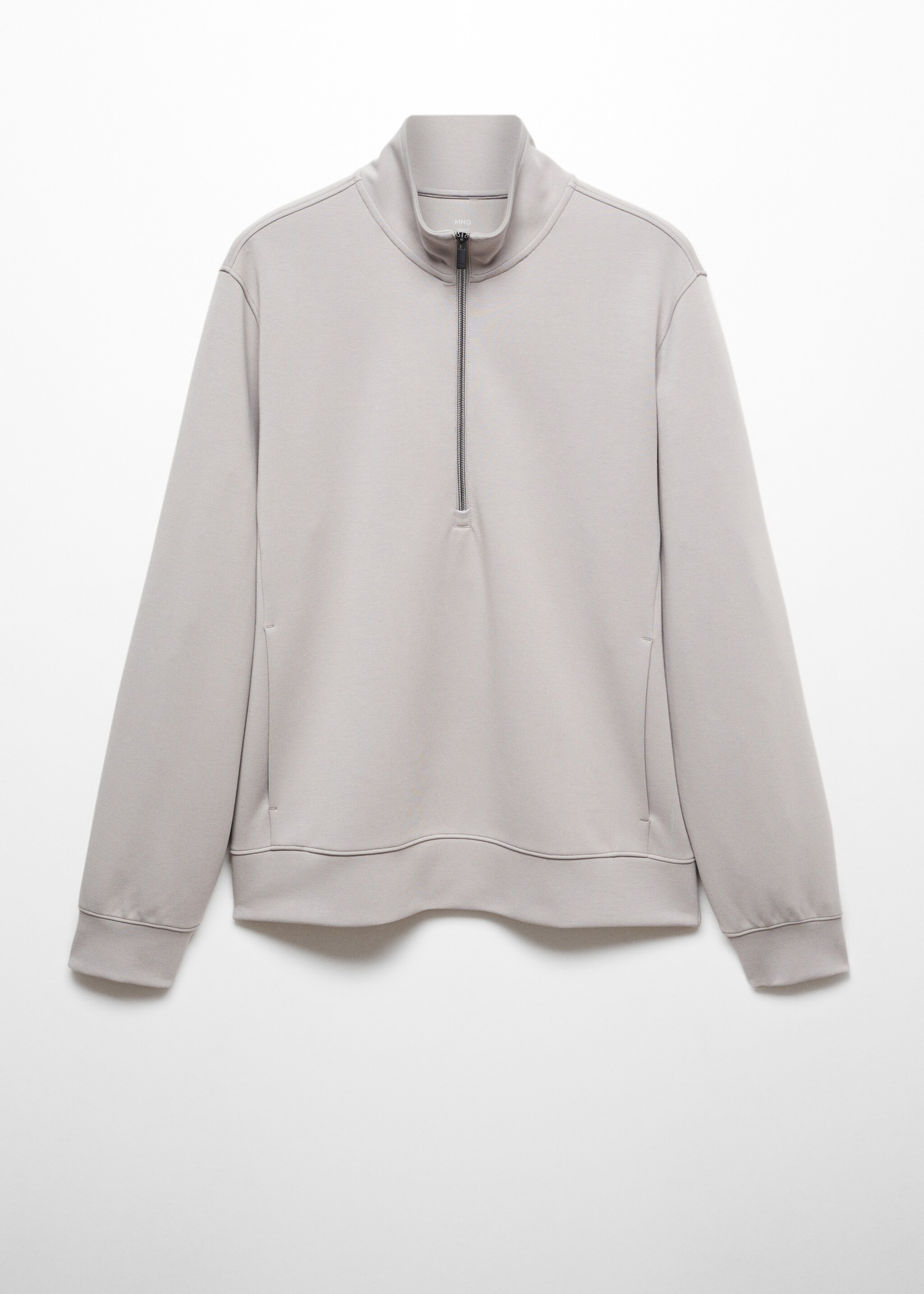 Atmungsaktives Sweatshirt mit Zip-Kragen - Artikel ohne Model