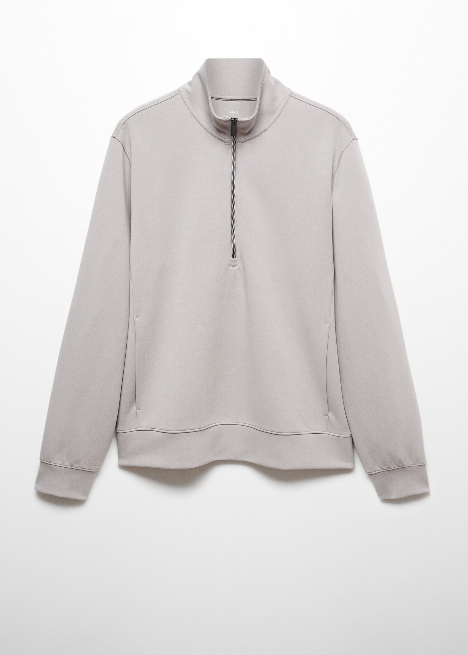 Atmungsaktives Sweatshirt mit Zip-Kragen - Artikel ohne Model
