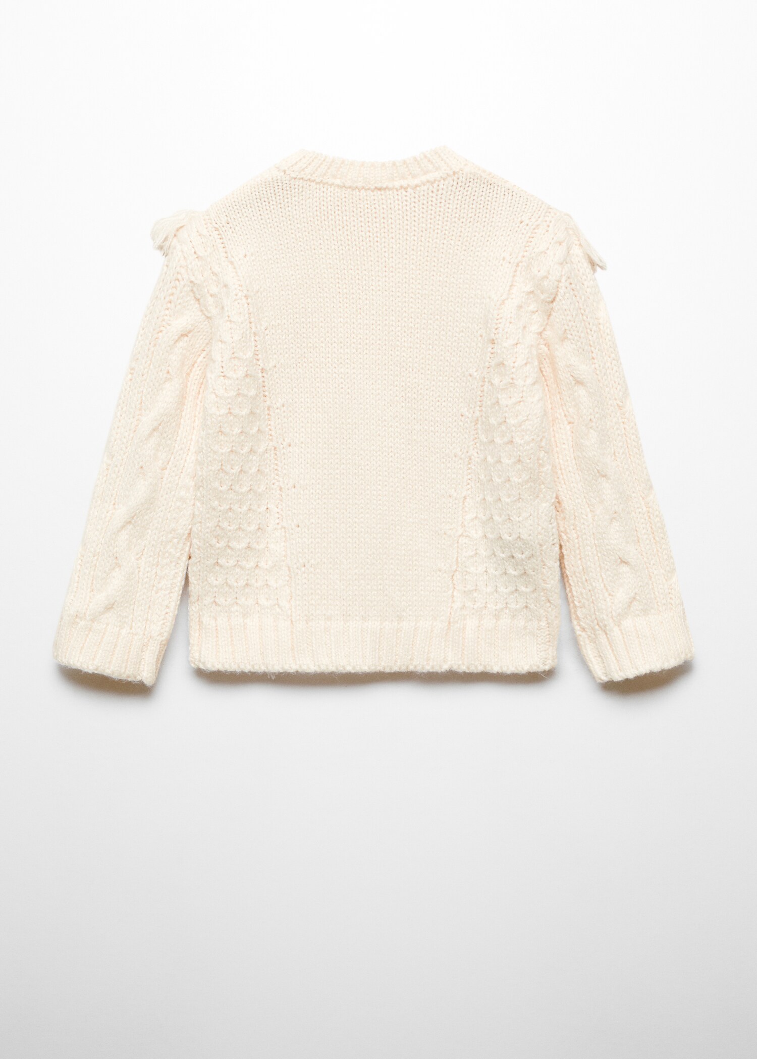 Fringes knit sweater - Reverse of the article