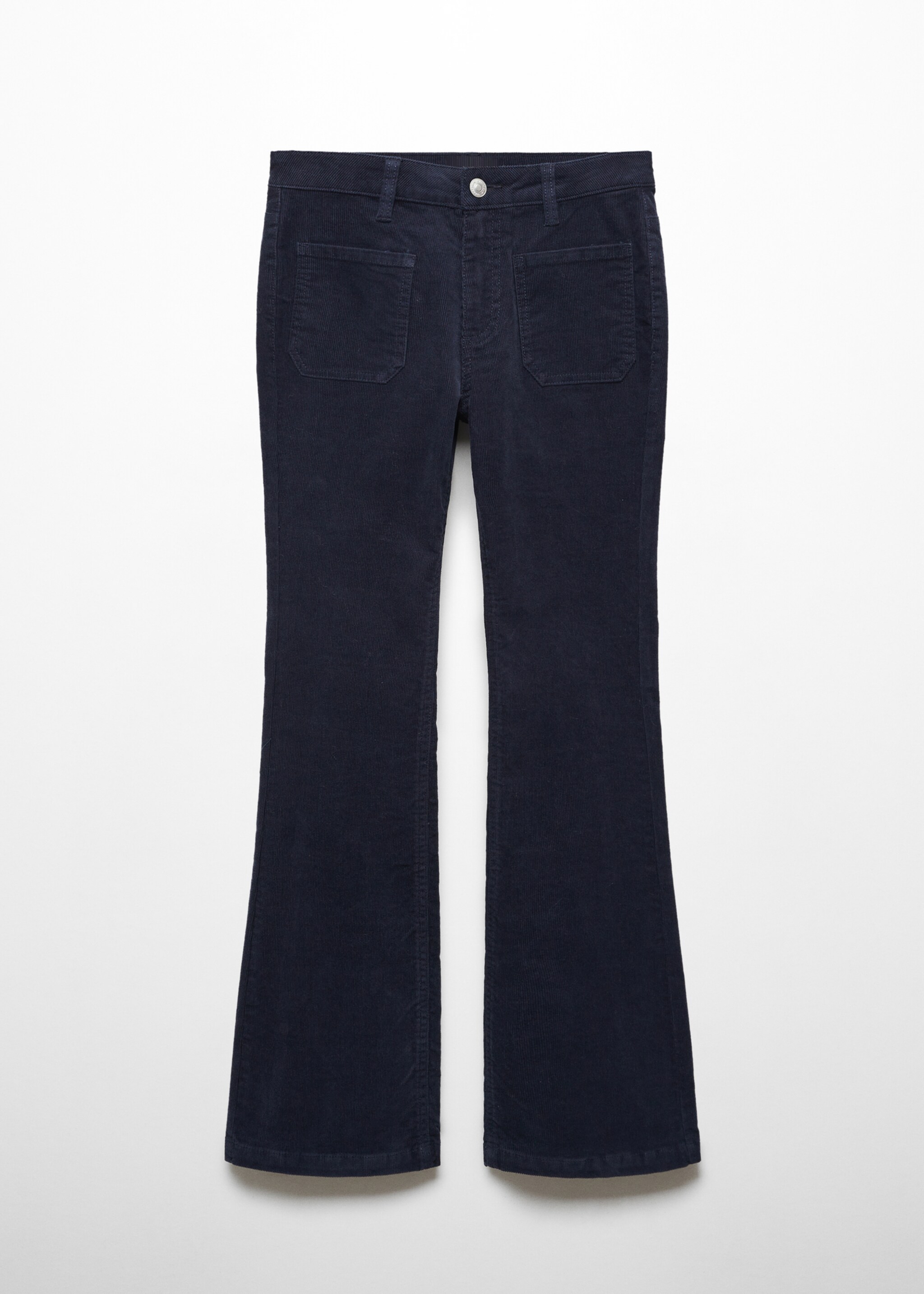 Corduroy straight trousers - Article without model