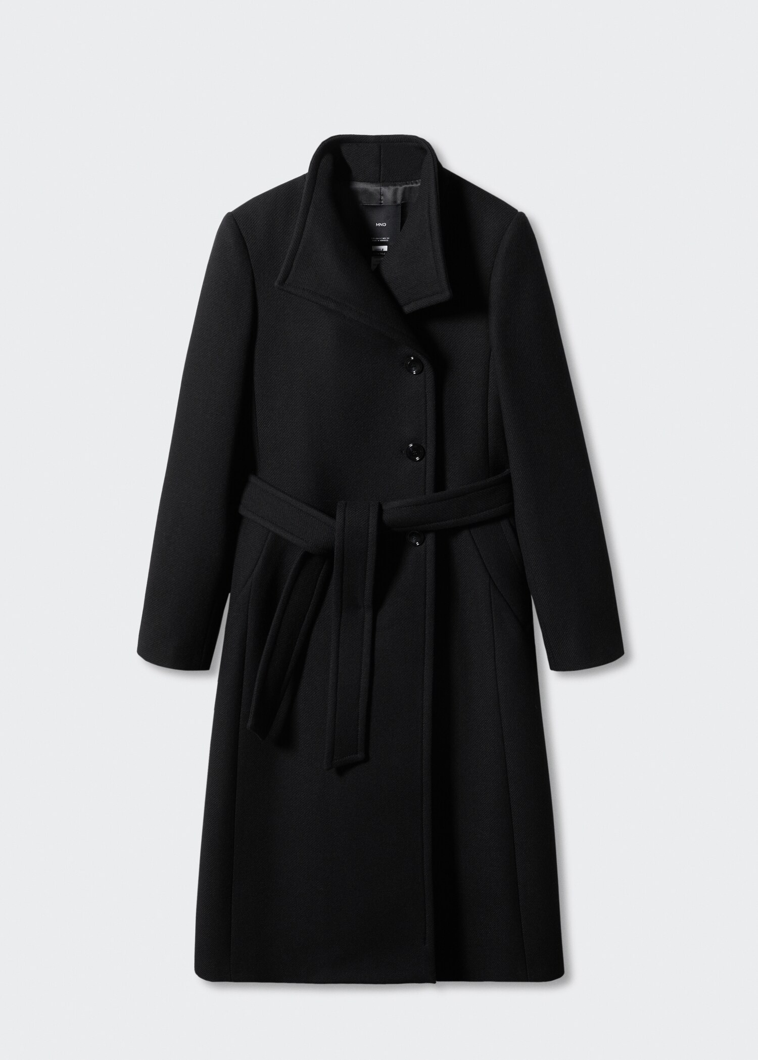 Belted Manteco wool coat - Article without model