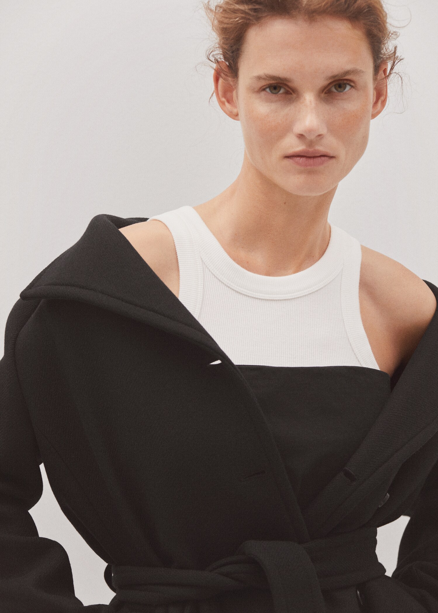 Belted Manteco wool coat - Details of the article 7