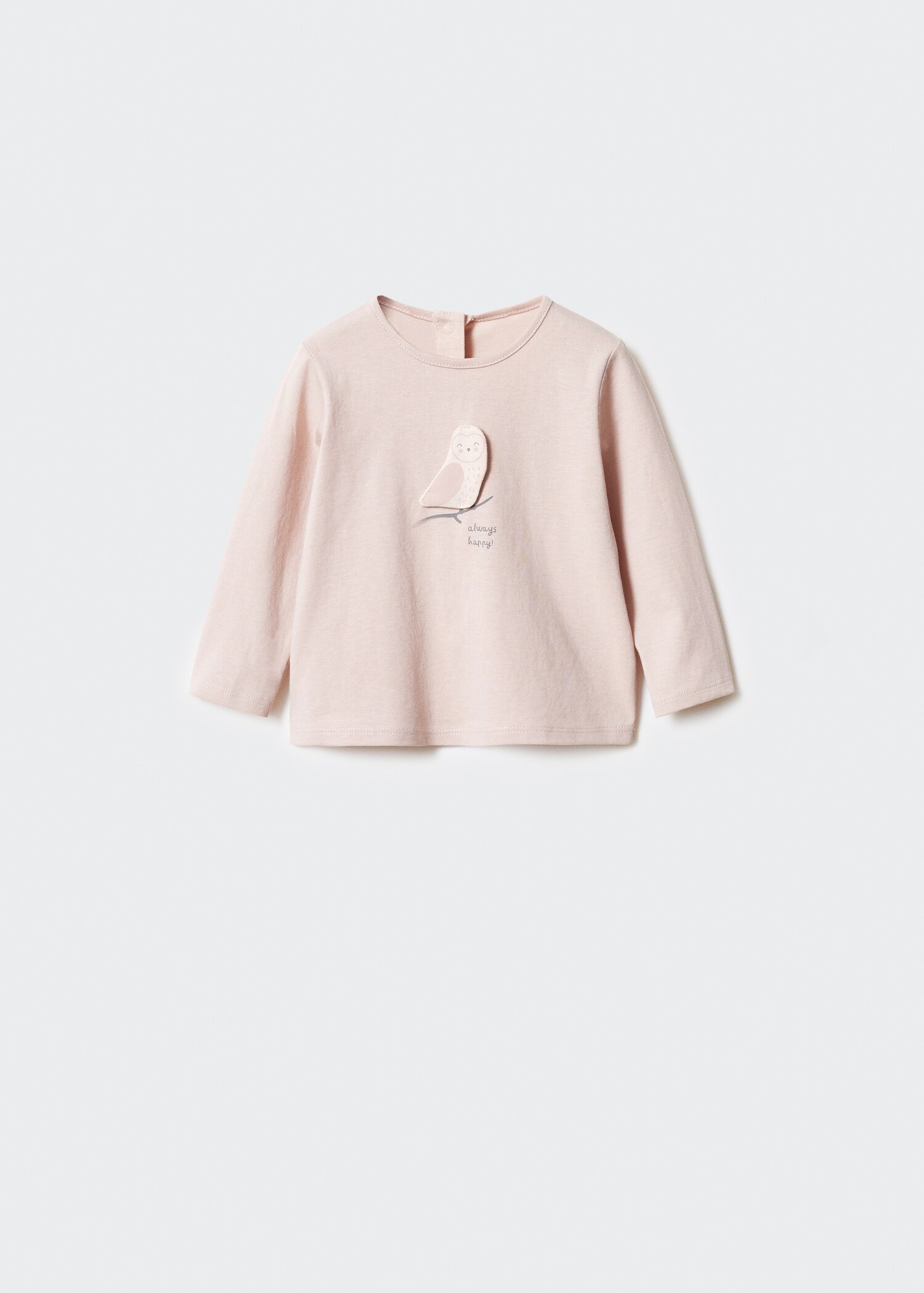 Bedrukt T-shirt met lange mouwen - Artikel zonder model