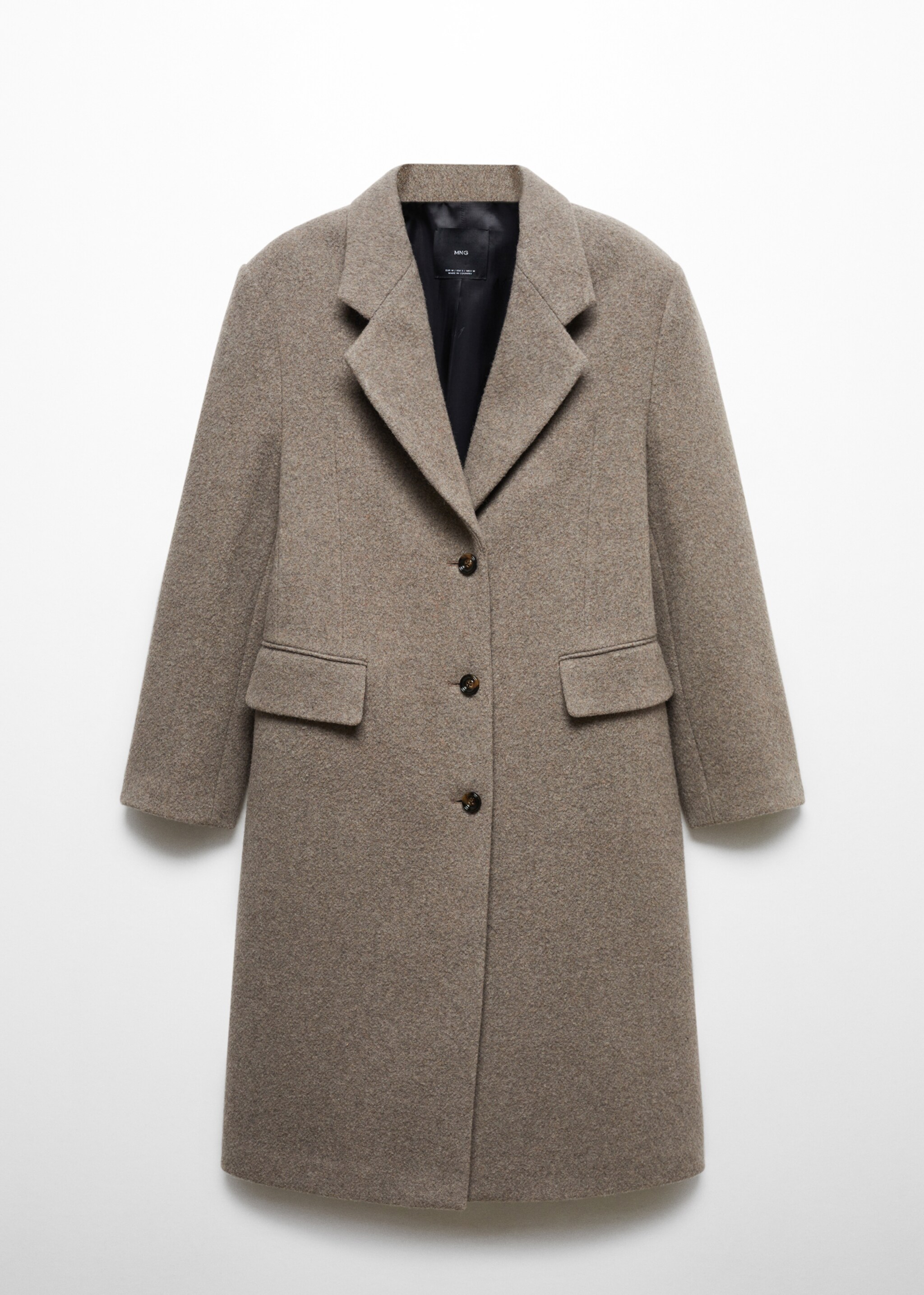 Oversize wool coat - Article without model