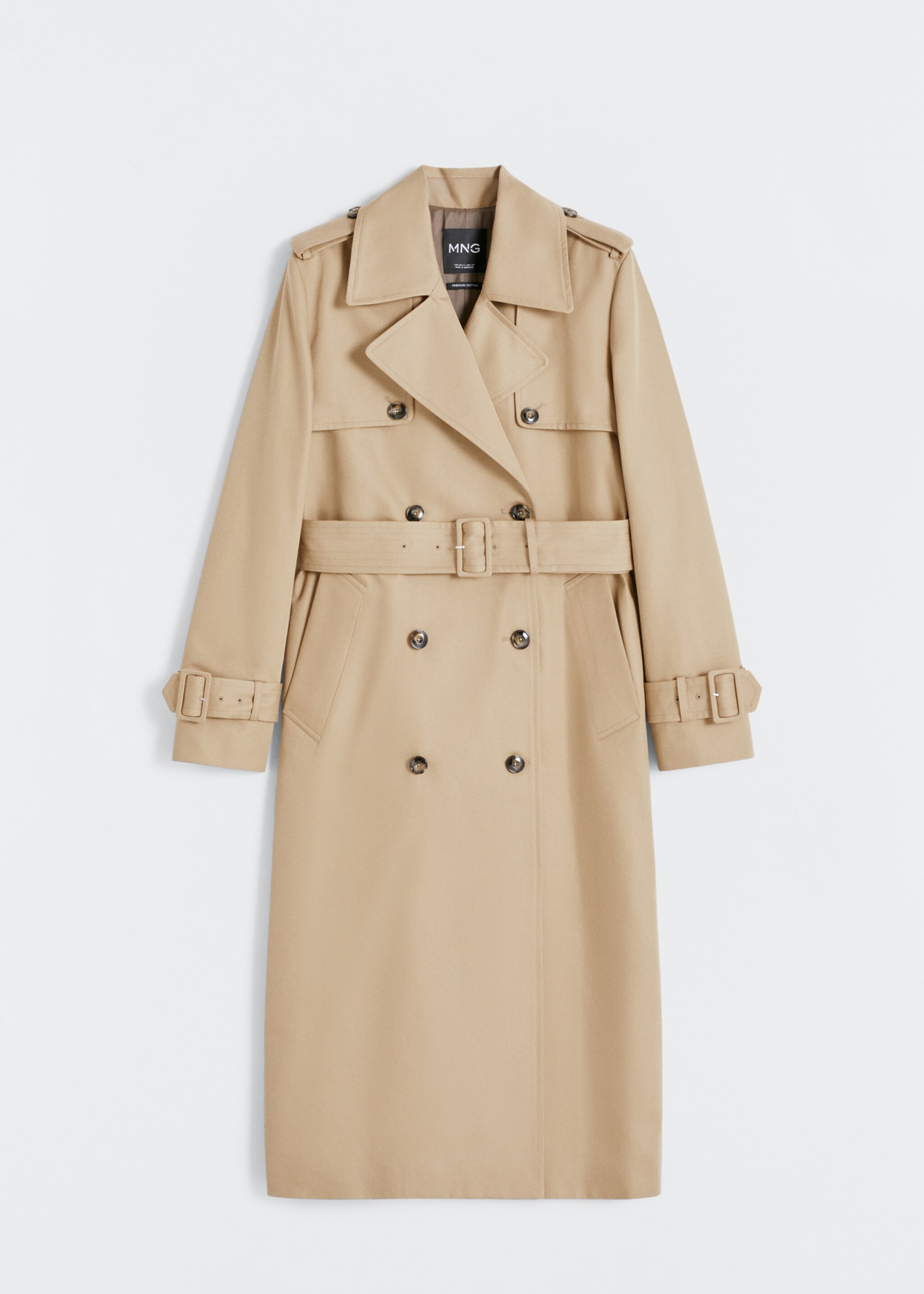 Water-repellent premium trench coat - Article without model