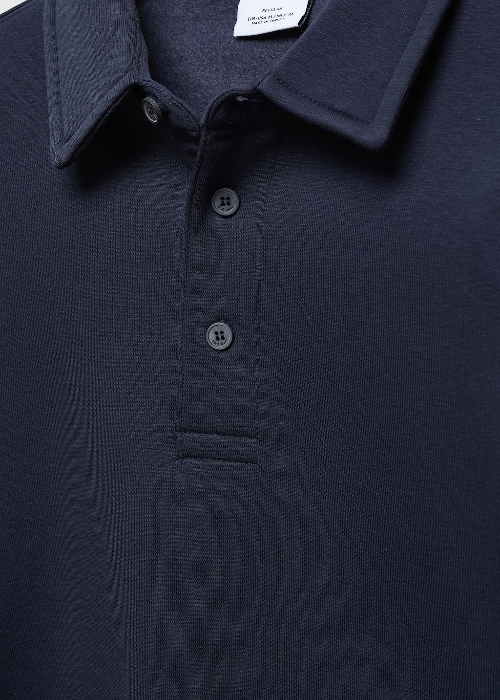 Cotton polo sweatshirt - Men | MANGO OUTLET USA