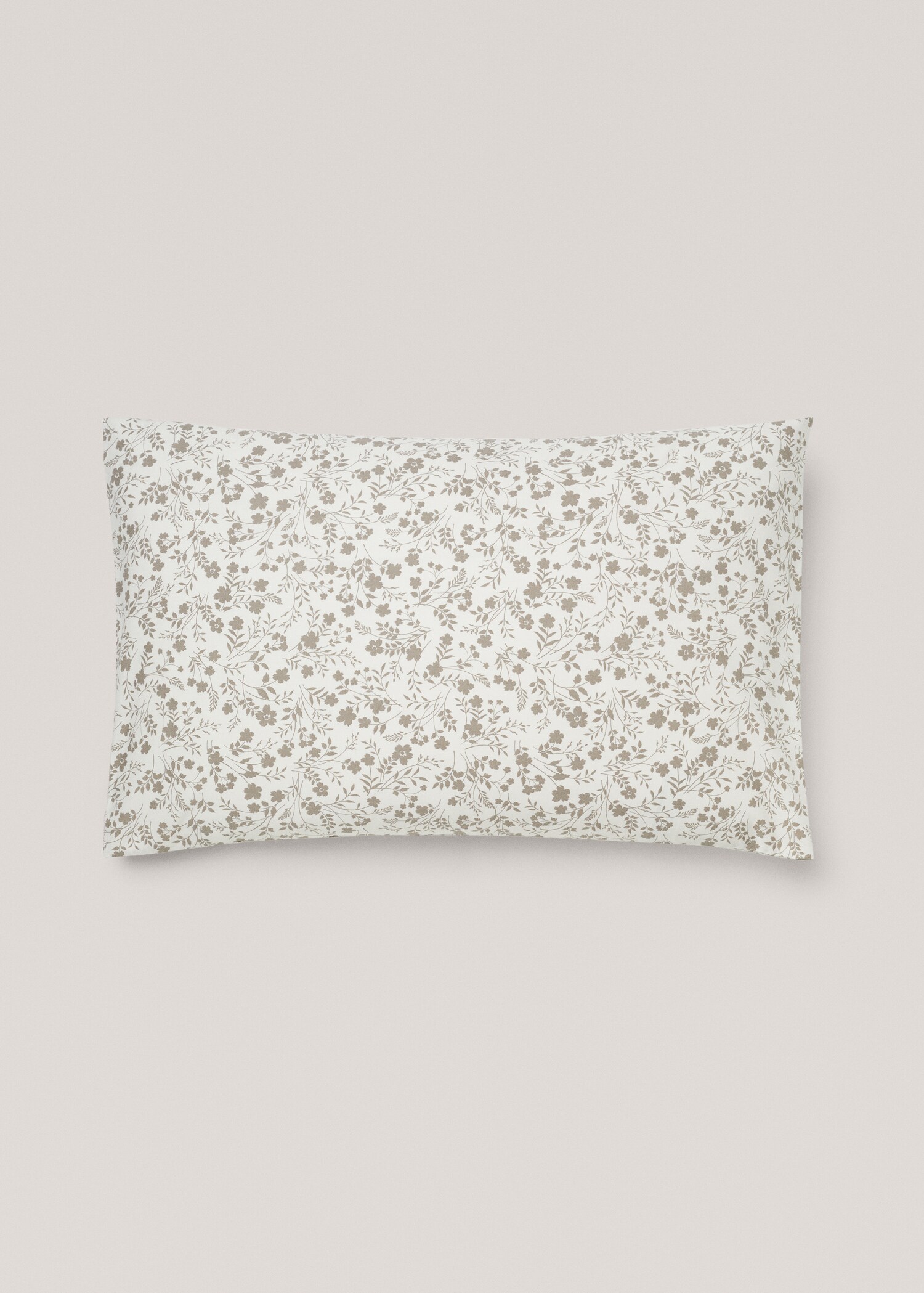 Flowers print pillowcase 50X75cm - Article without model
