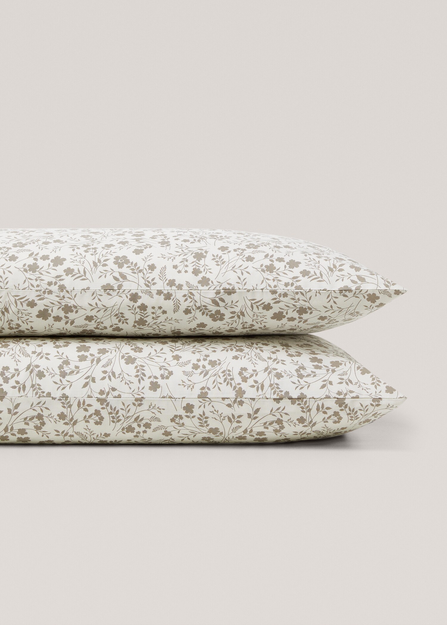 Flowers print pillowcase 50X75cm - Details of the article 1