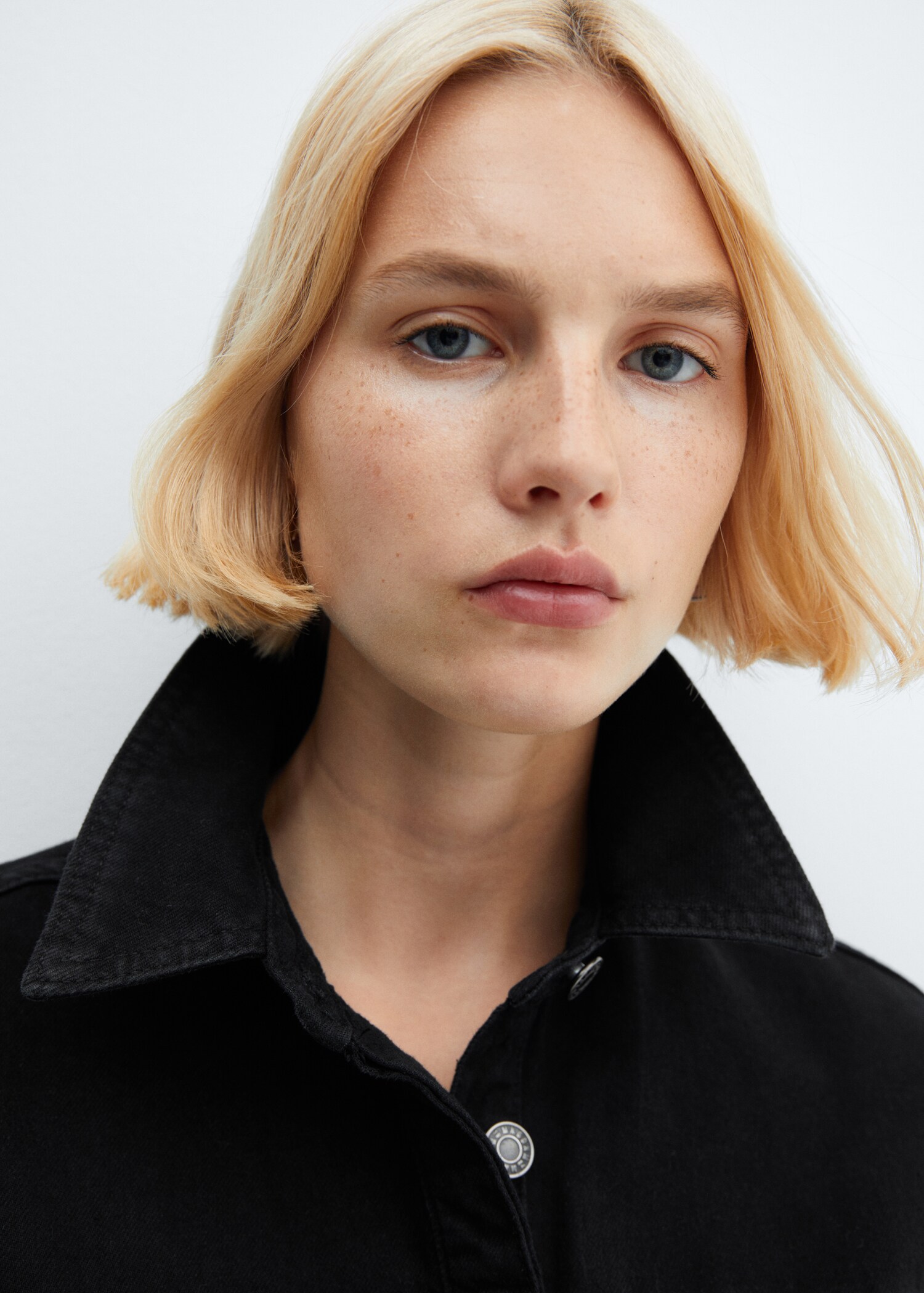Denim cargo jumpsuit - Details of the article 1