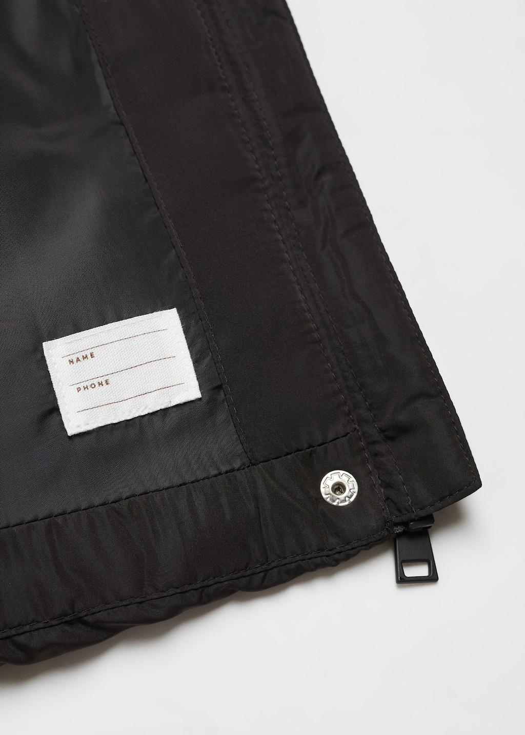 Anorak plume matelasse
