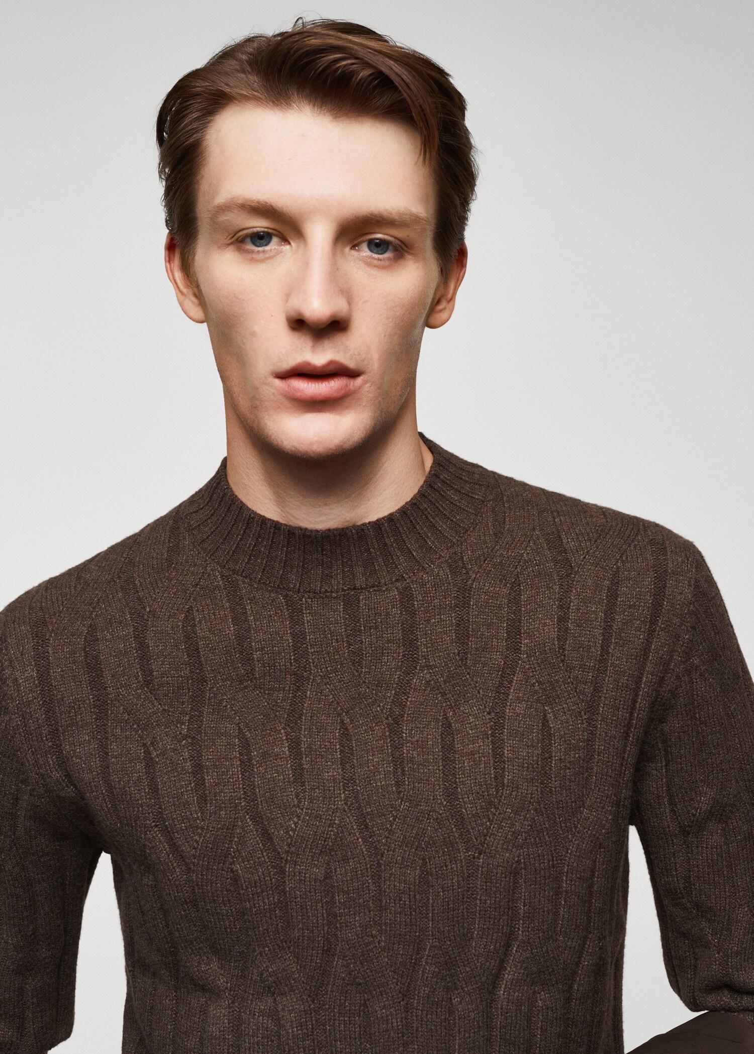 Braided wool-blend sweater - Details of the article 1