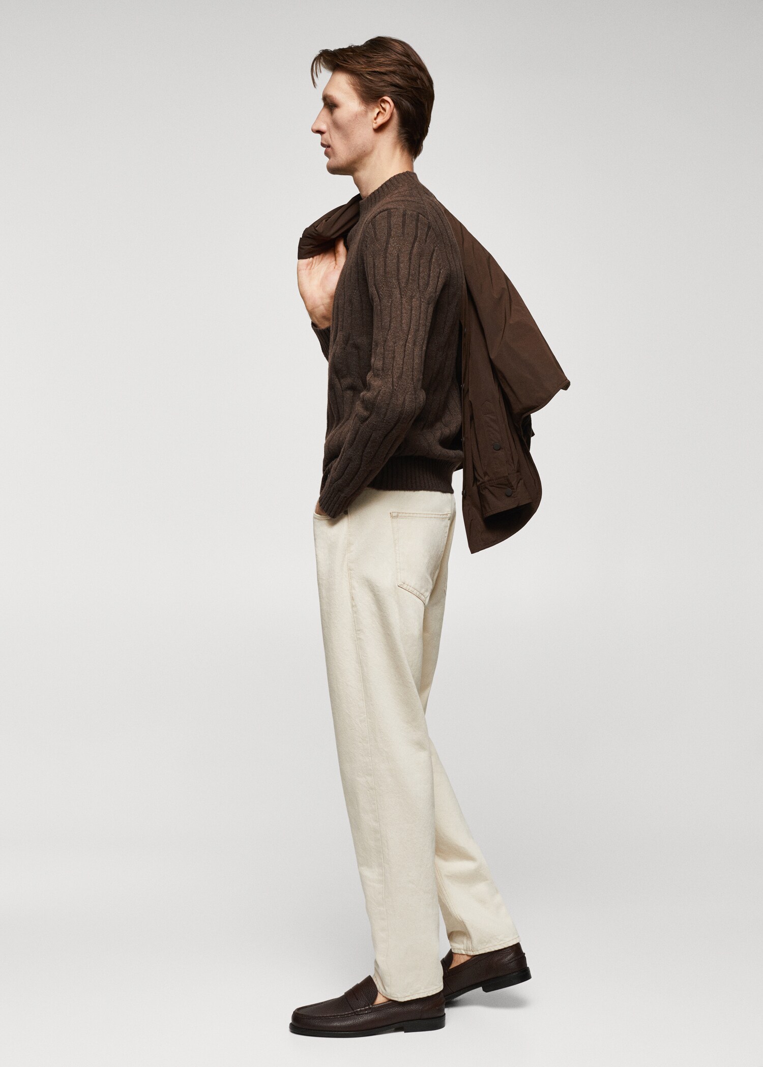Braided wool-blend sweater - Details of the article 2