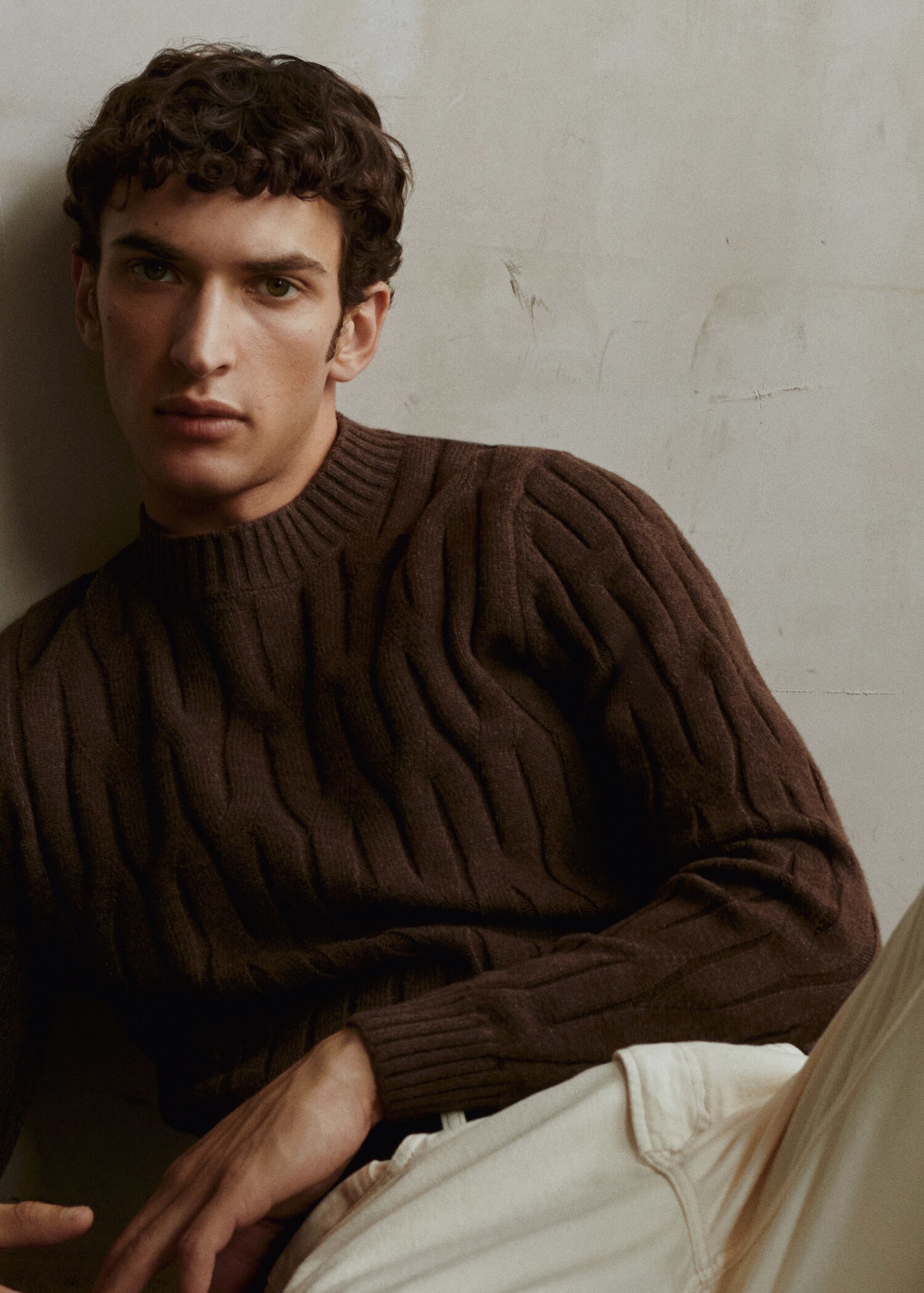 Braided wool-blend sweater - Details of the article 5