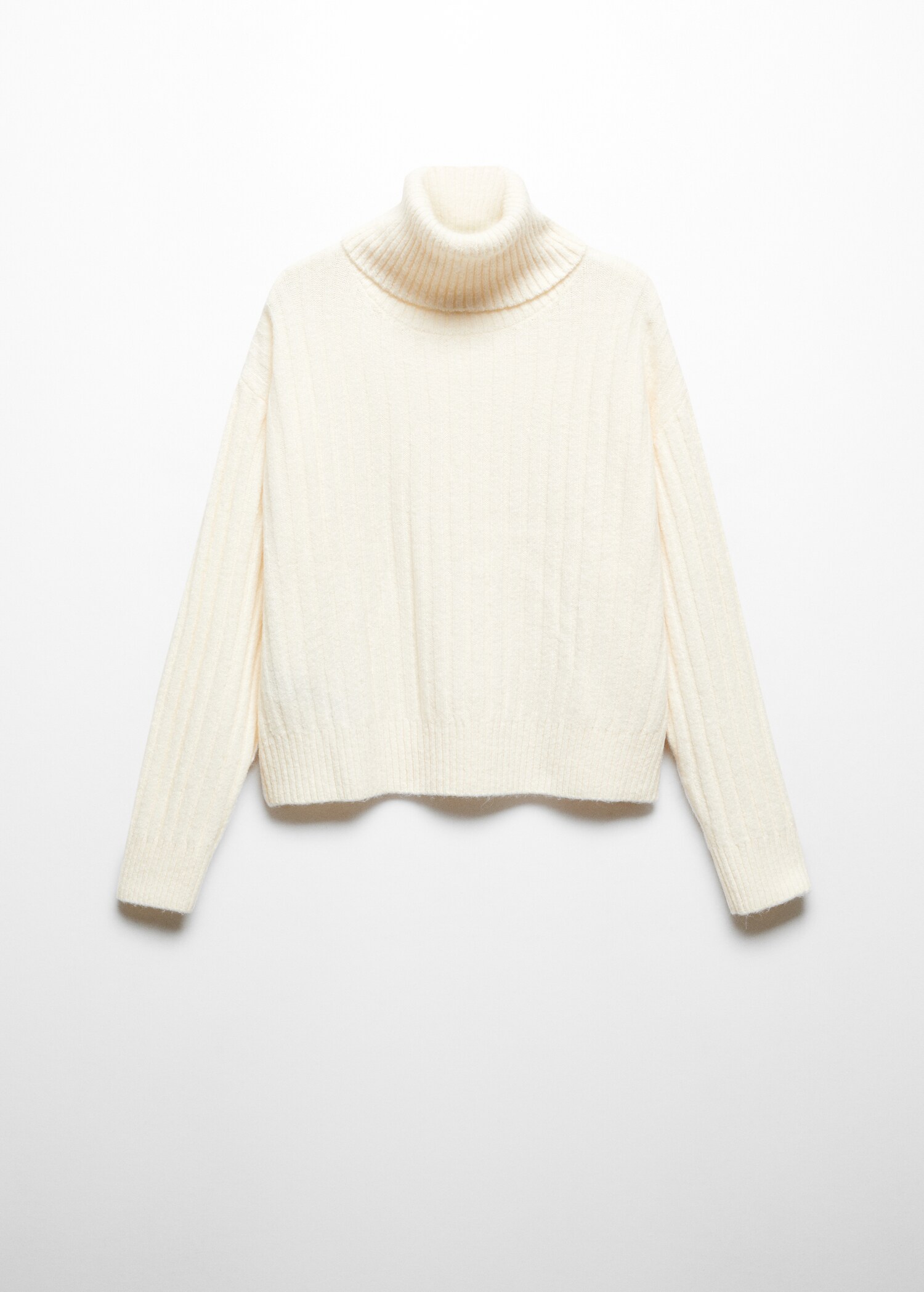 Rolled neck cable sweater - Article without model