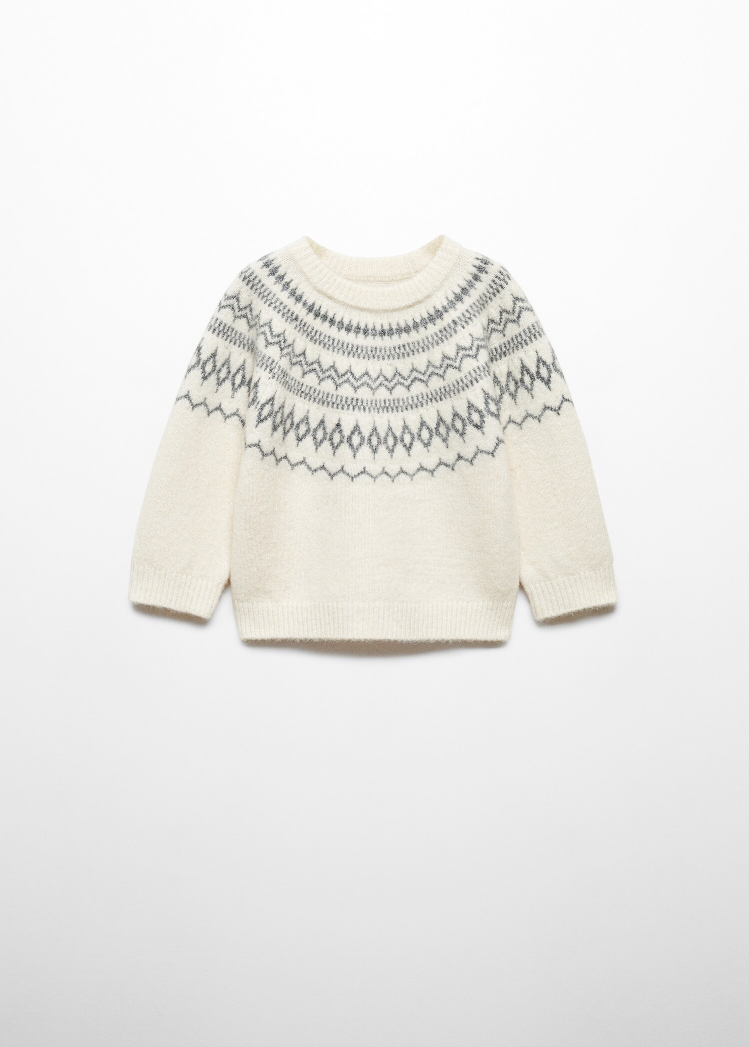 Jacquard knitted sweater - Article without model