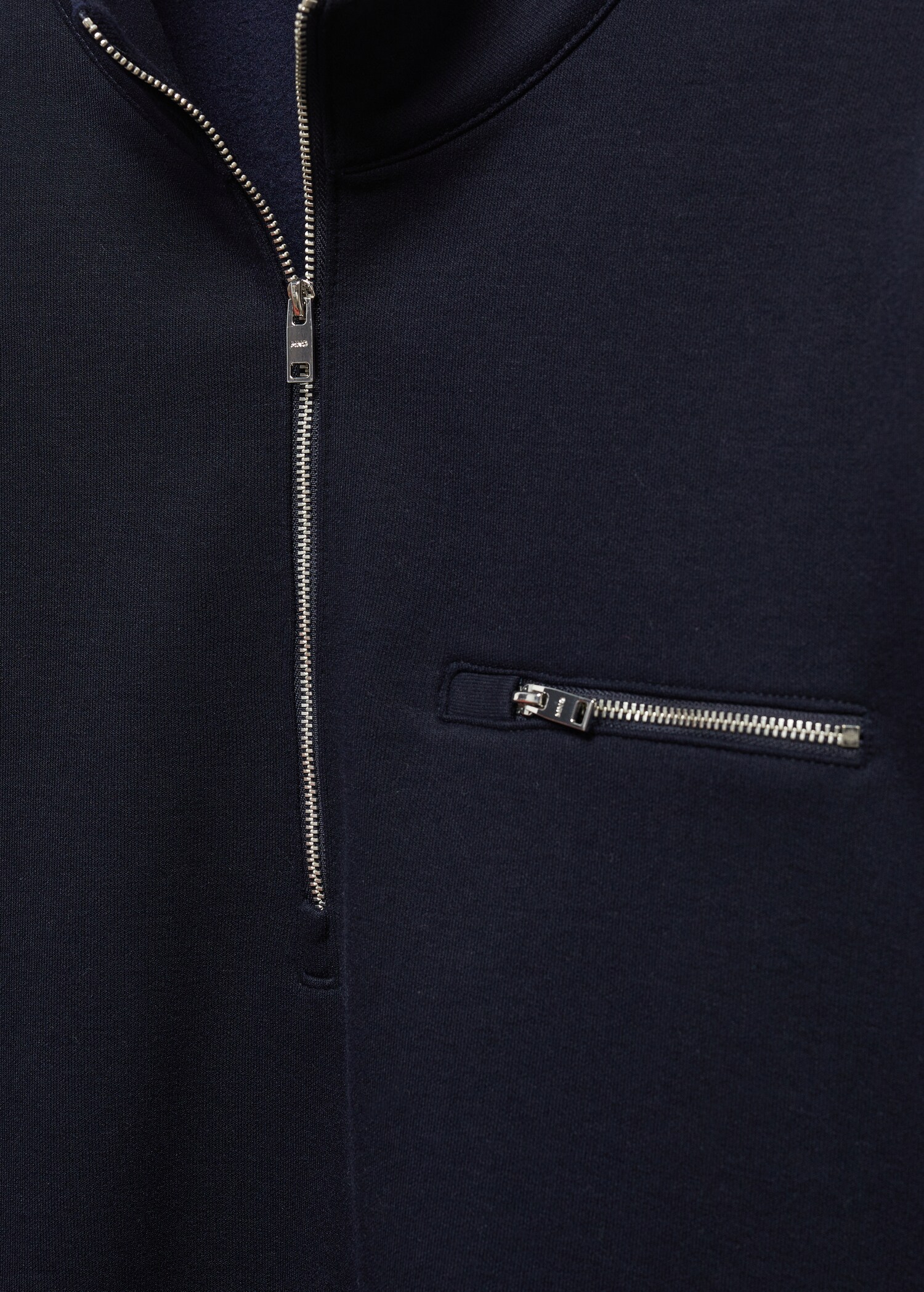 Sweat-shirt coton col zippé - Détail de l'article 8