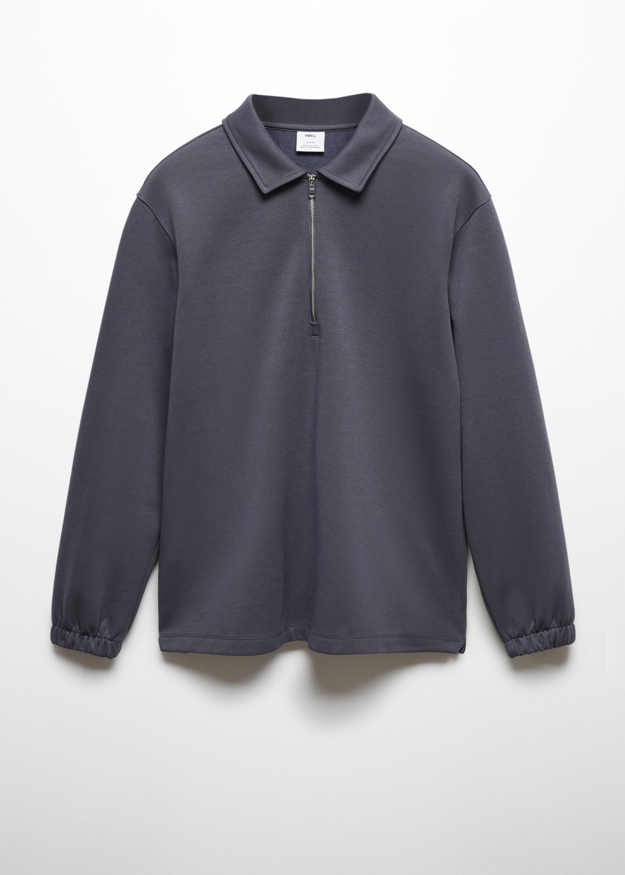 Cotton polo sweatshirt - Article without model