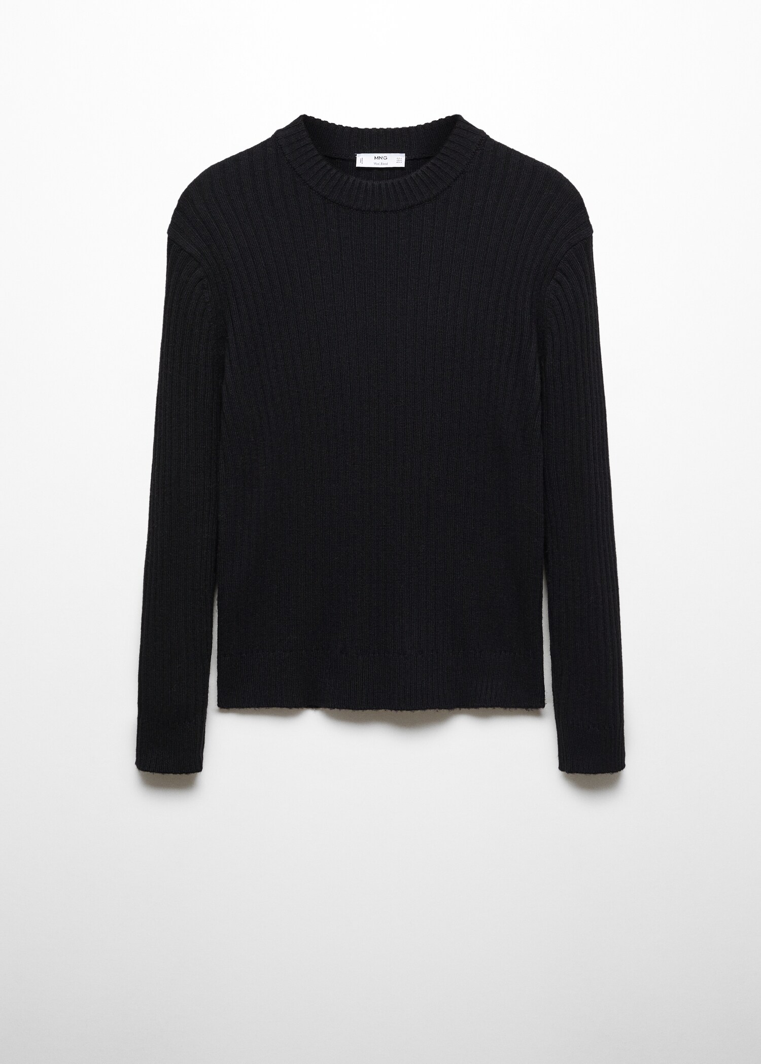 Ribbed wool-blend sweater - Article without model