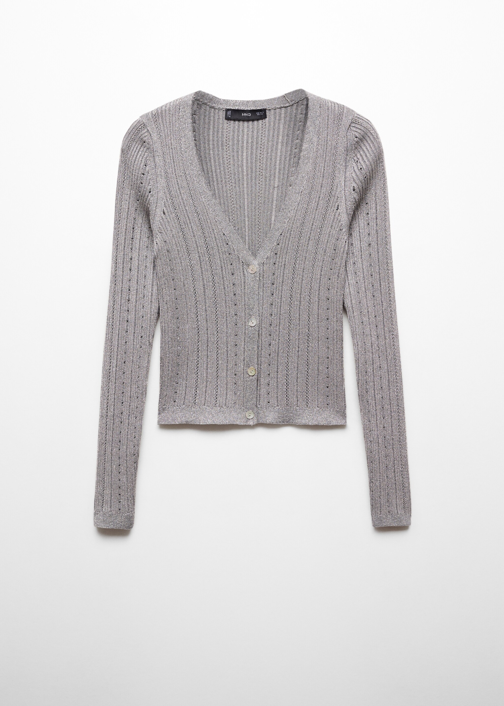 Fine-knit cardigan - Article without model