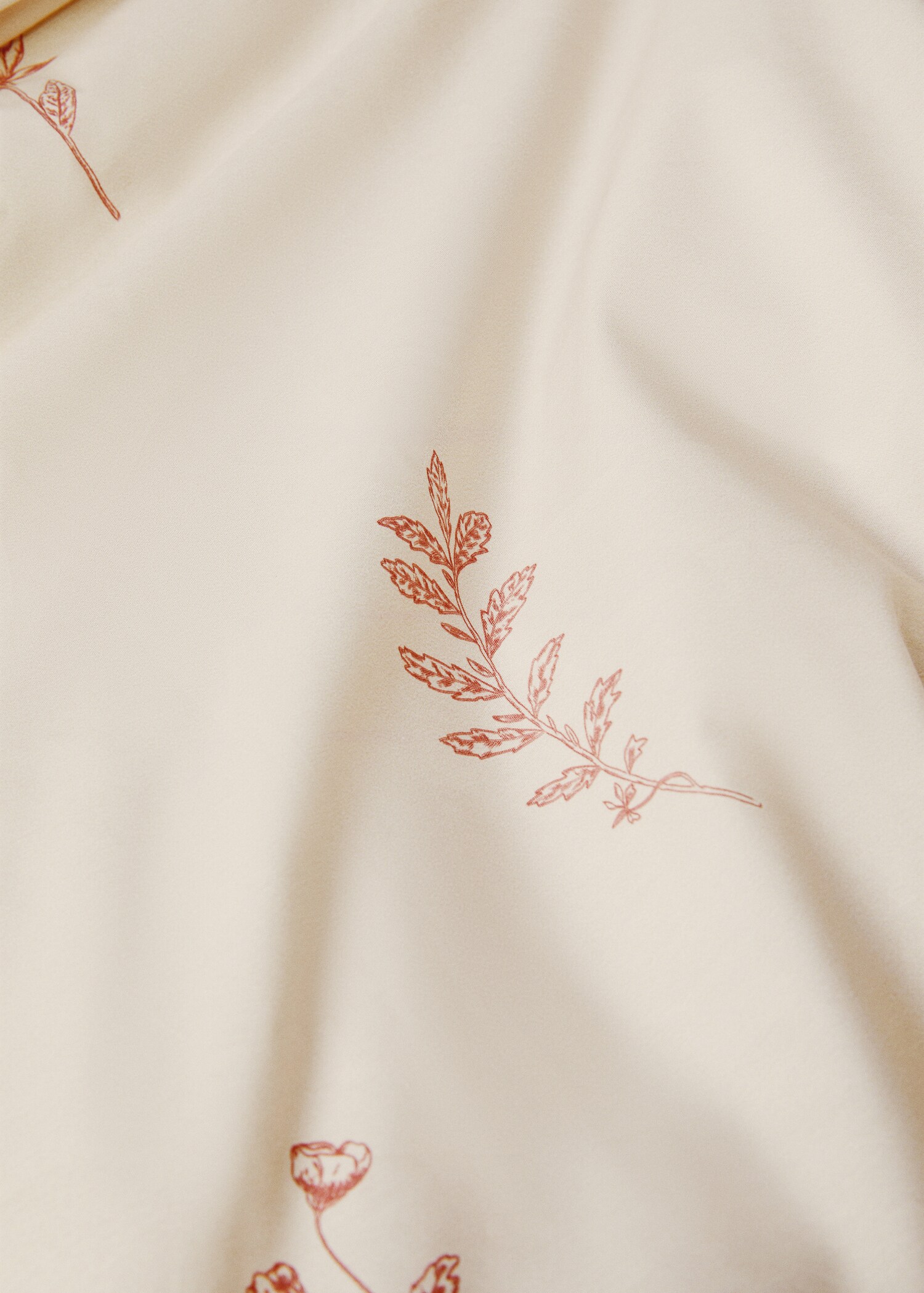 Housse de couette imprimée fleurs Lit 180/200 cm - Détail de l'article 2