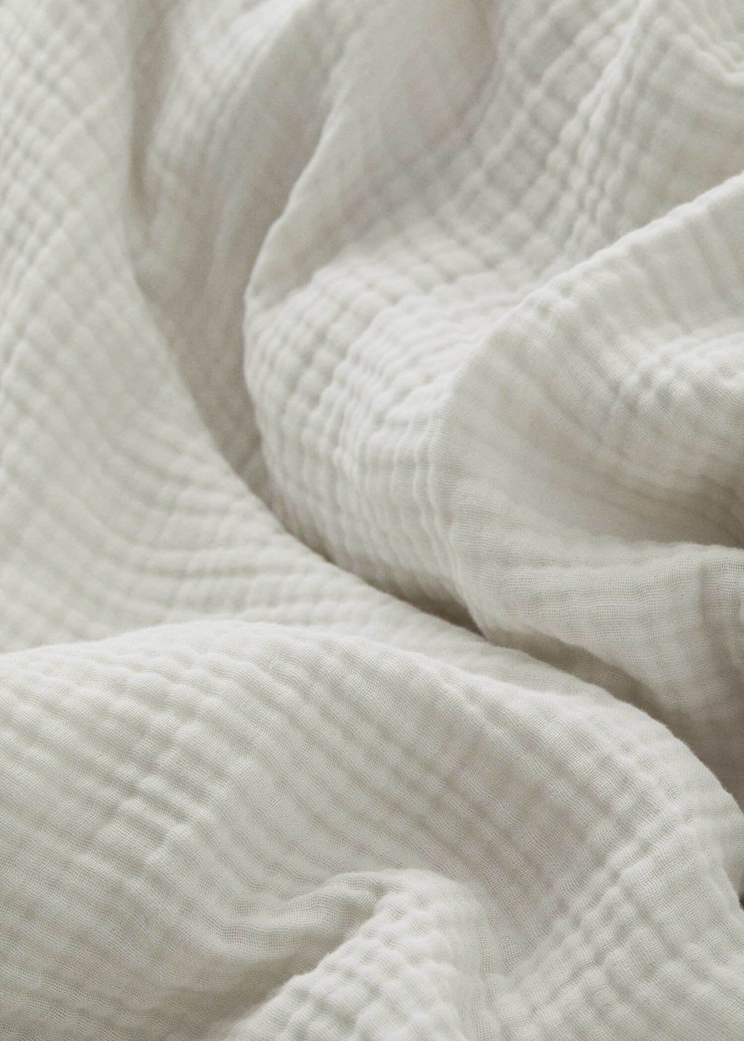 Cotton gauze duvet cover single bed - Details of the article 1
