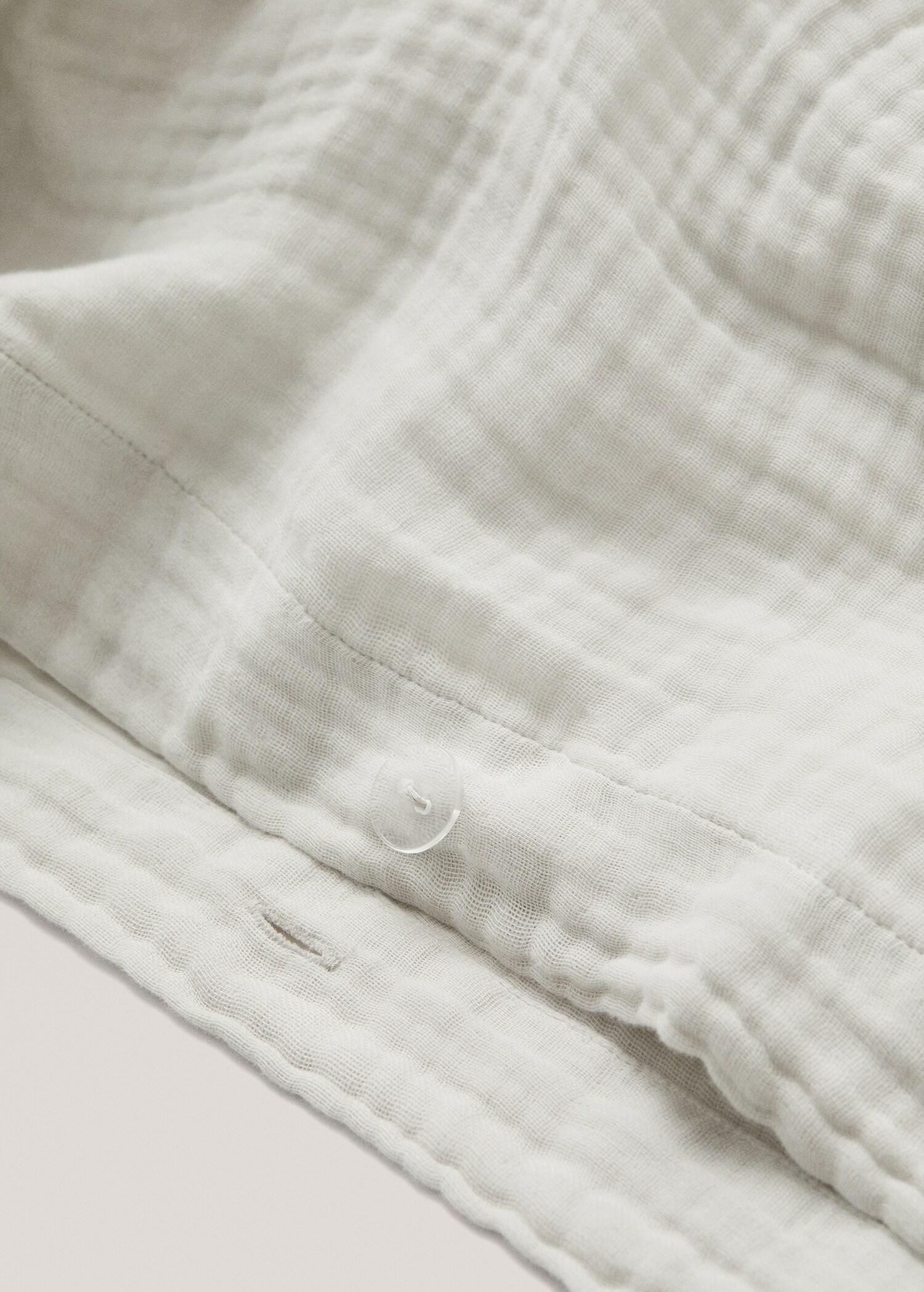 Cotton gauze duvet cover single bed - Details of the article 2
