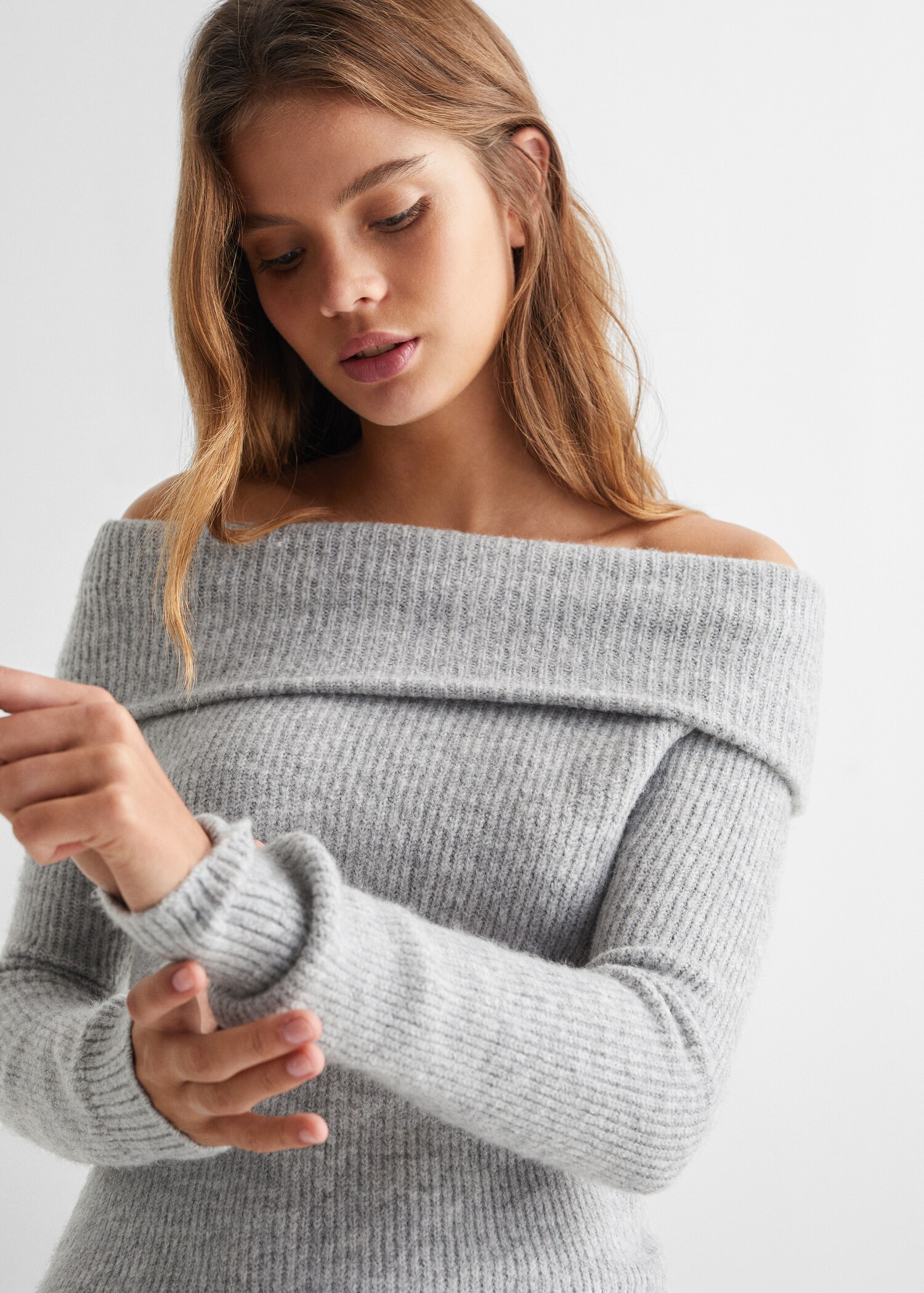 Boat neck sweater - Details of the article 1