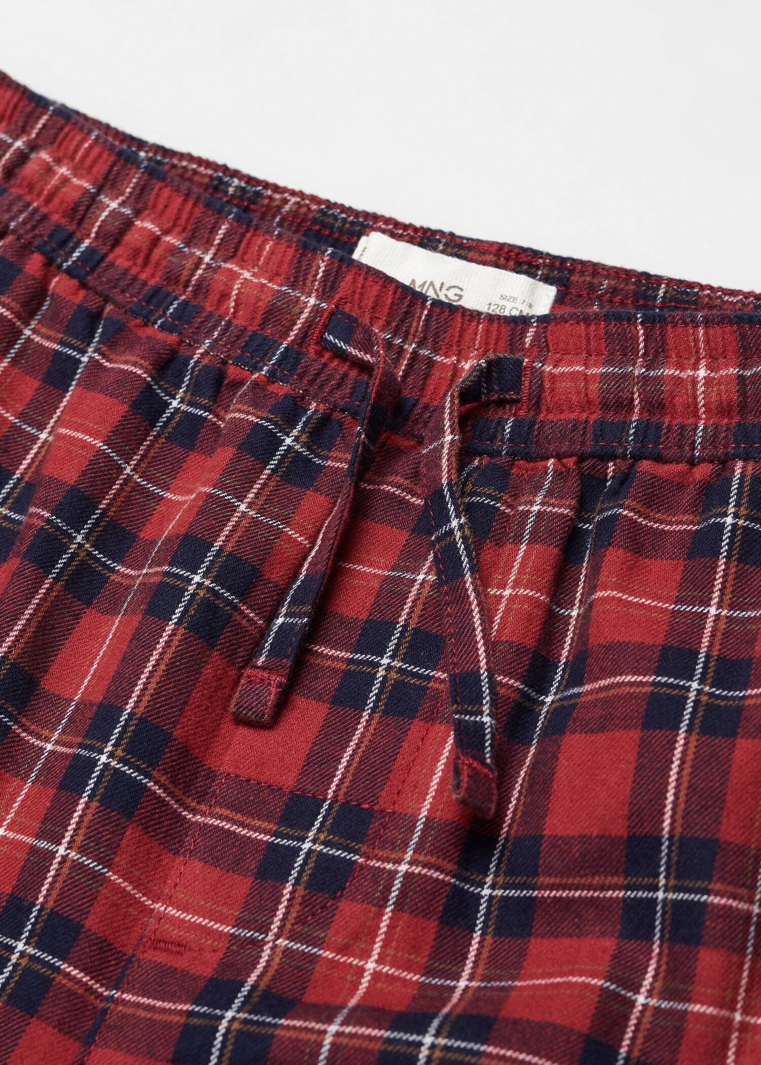 Two-pieces check long pyjamas - Details of the article 0