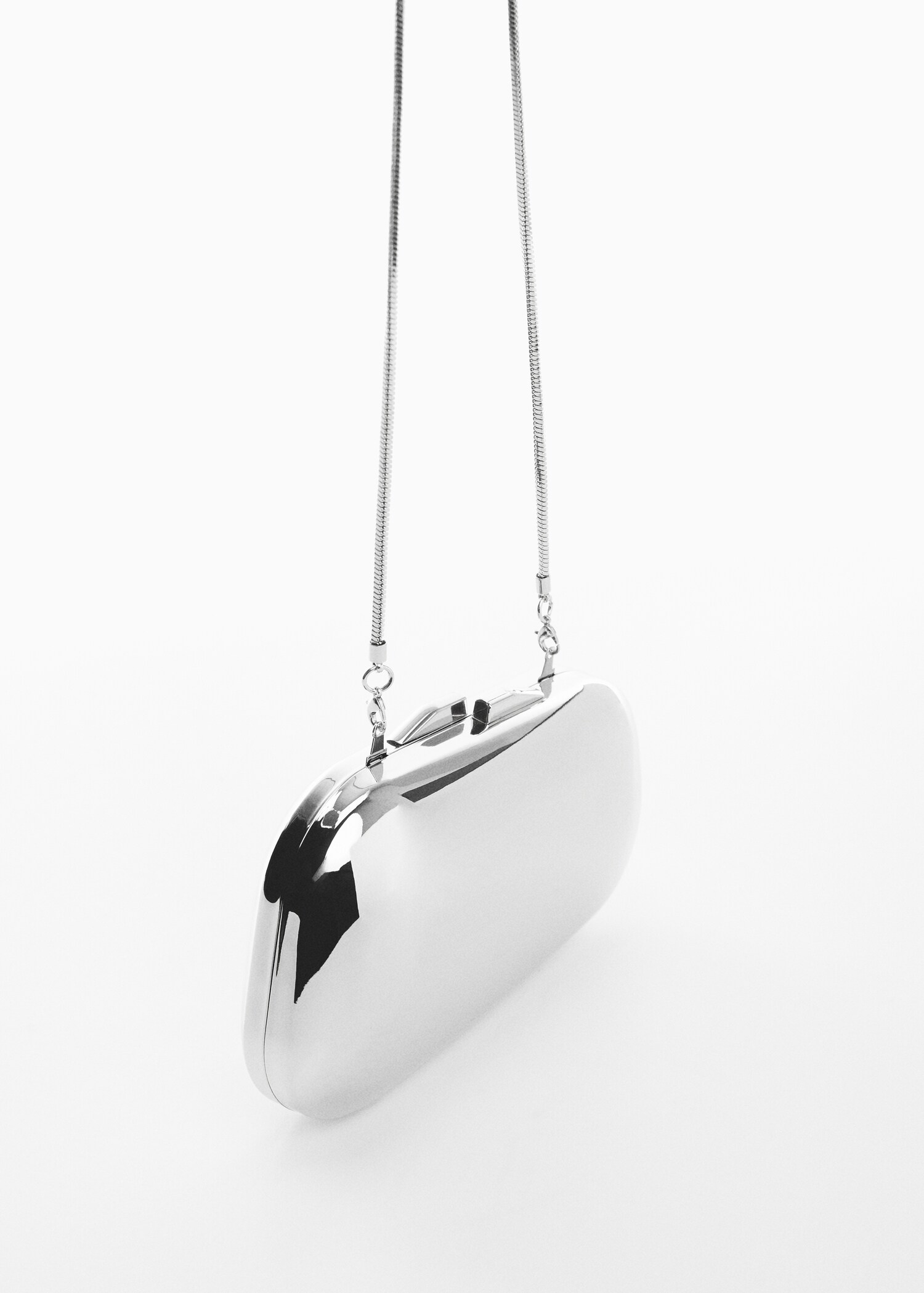 Metallic clutch bag - Medium plane
