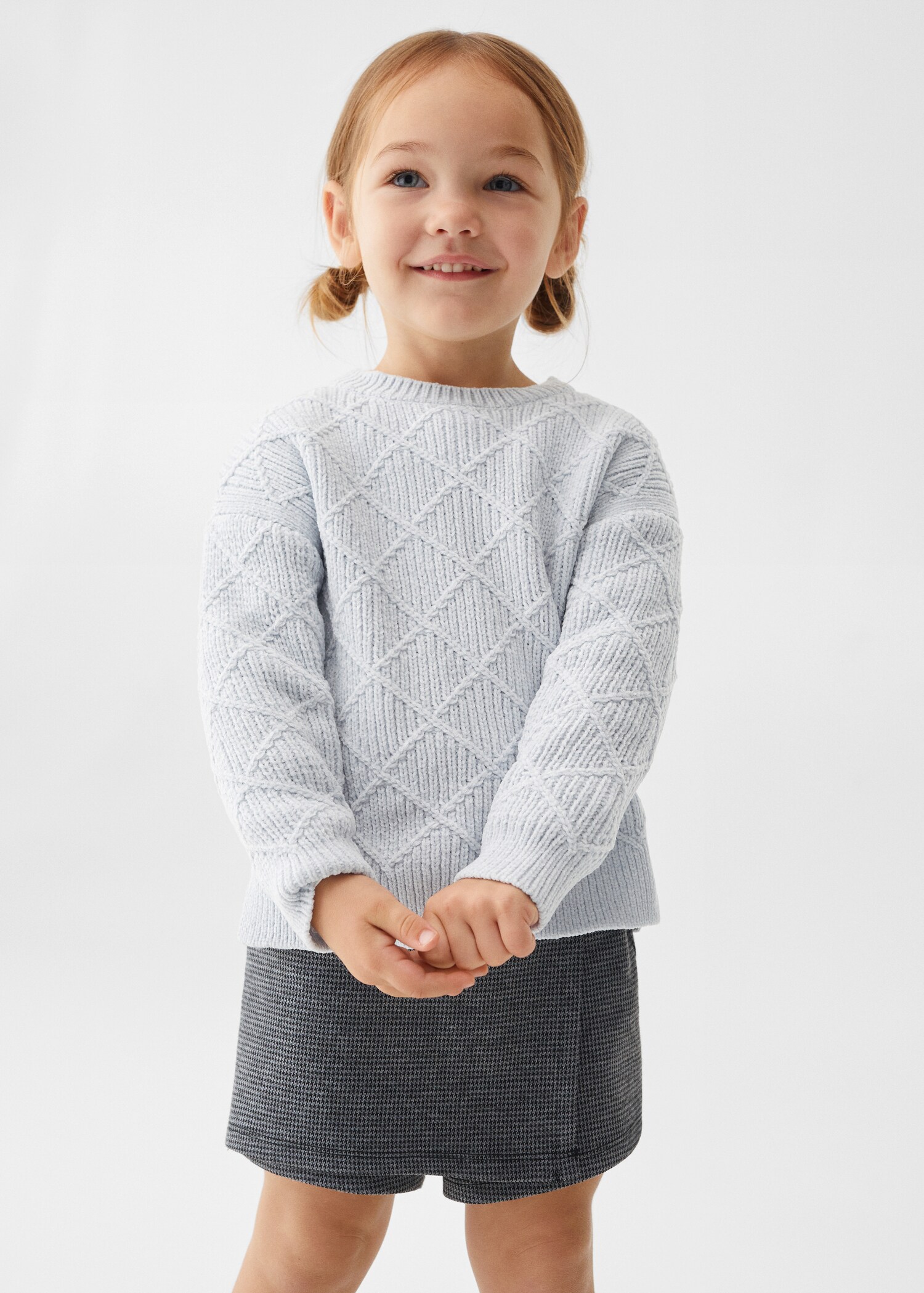 Chenille-Pullover - Mittlere Ansicht