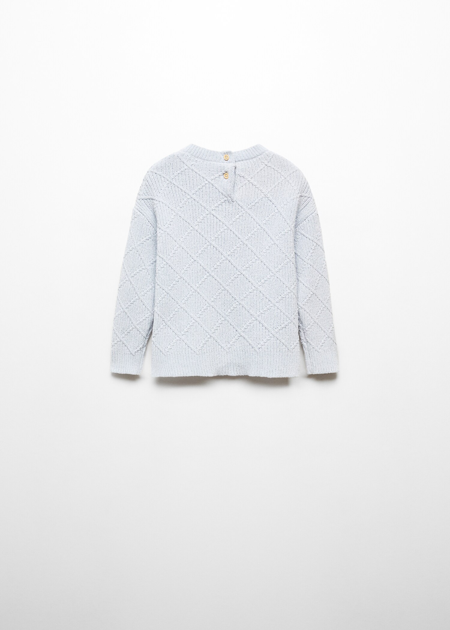 Chenille-Pullover - Rückseite des Artikels