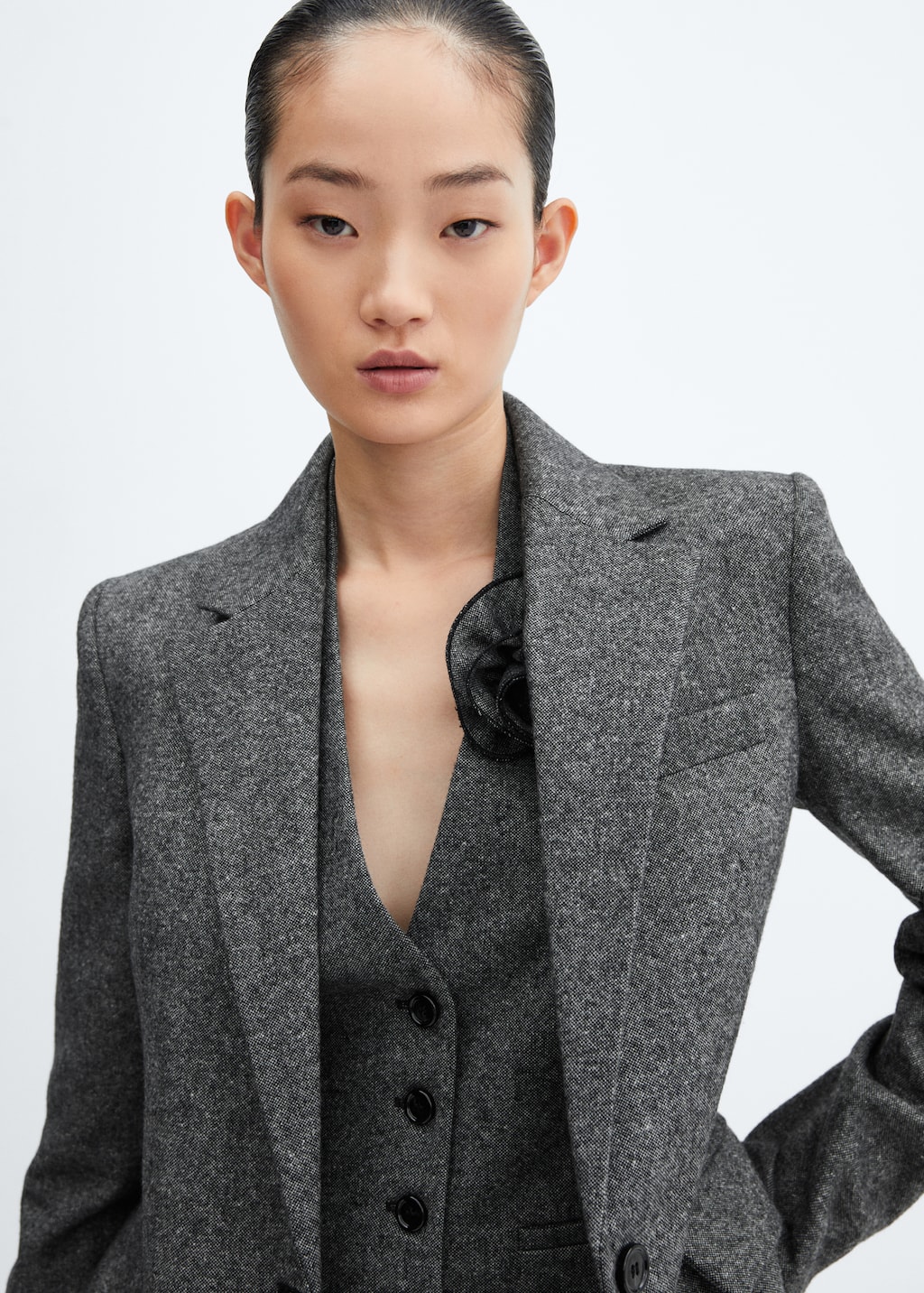 Mango wool blazer online
