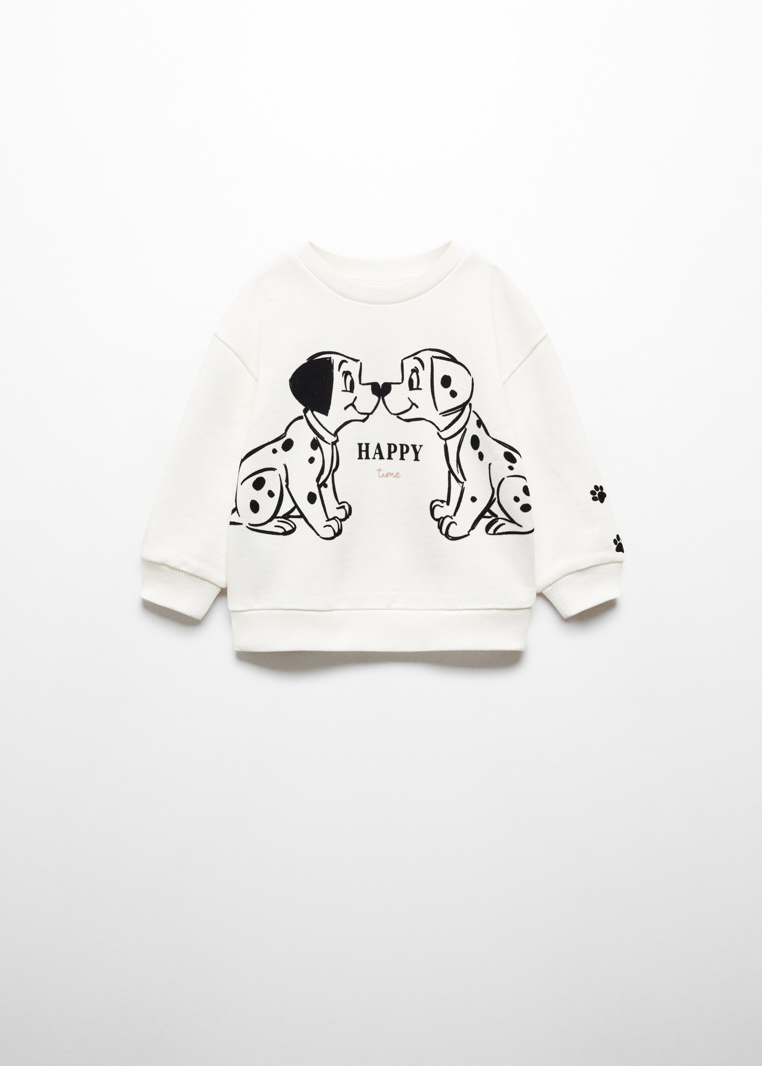 Organic cotton 101 Dalmatians sweatshirt - Article without model